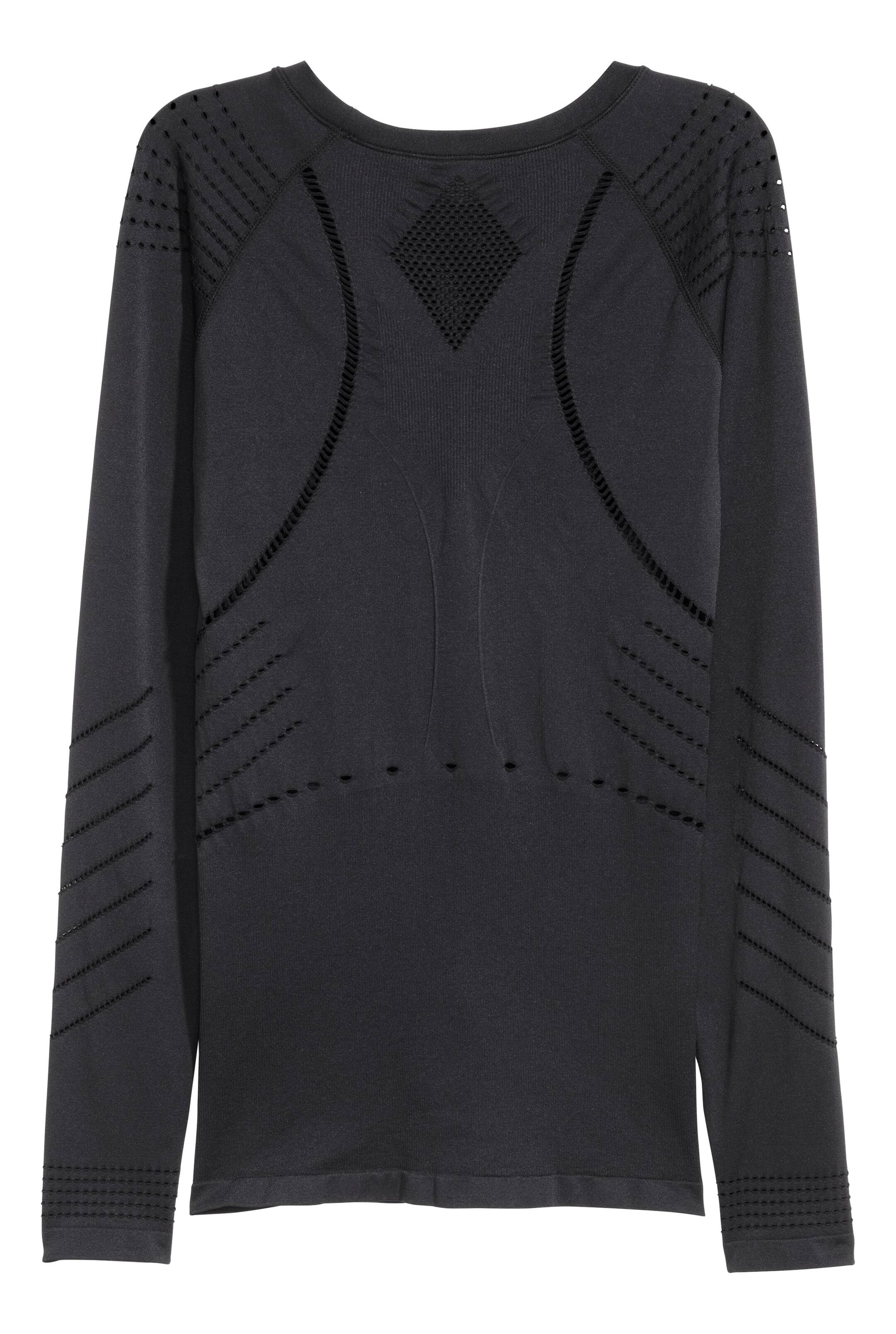 Chemise manches longues noir femme | Cache Cache