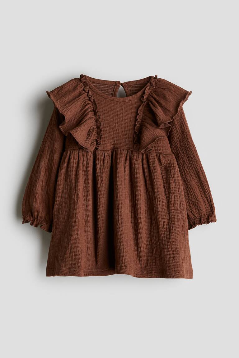 crinkled jersey dress hm Women's Black Crinkled Jersey Dress
