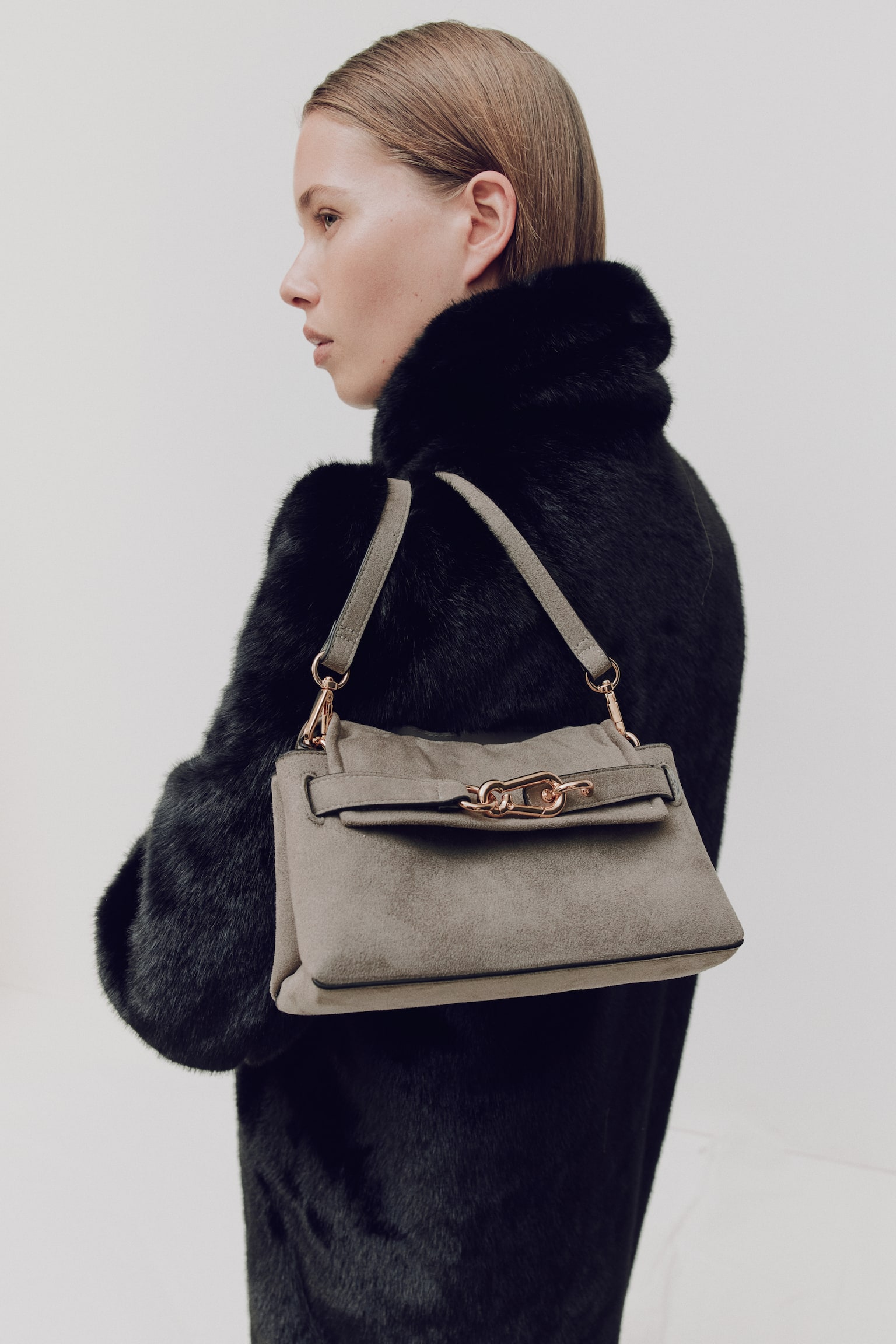 Crossbody bag - Grey/Brown - 3