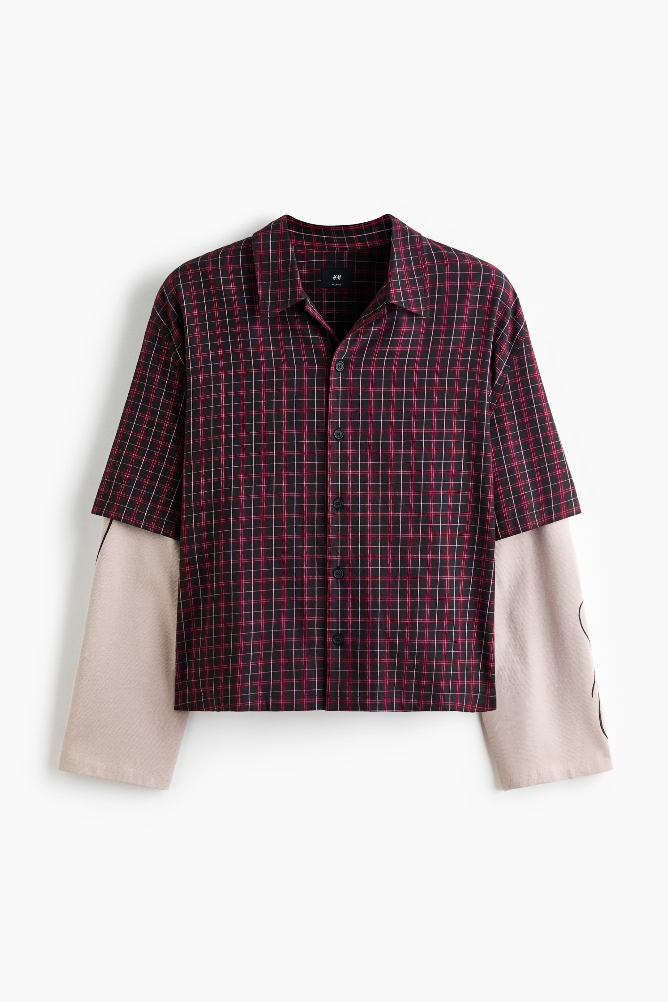 Relaxed-Fit Layered Shirt