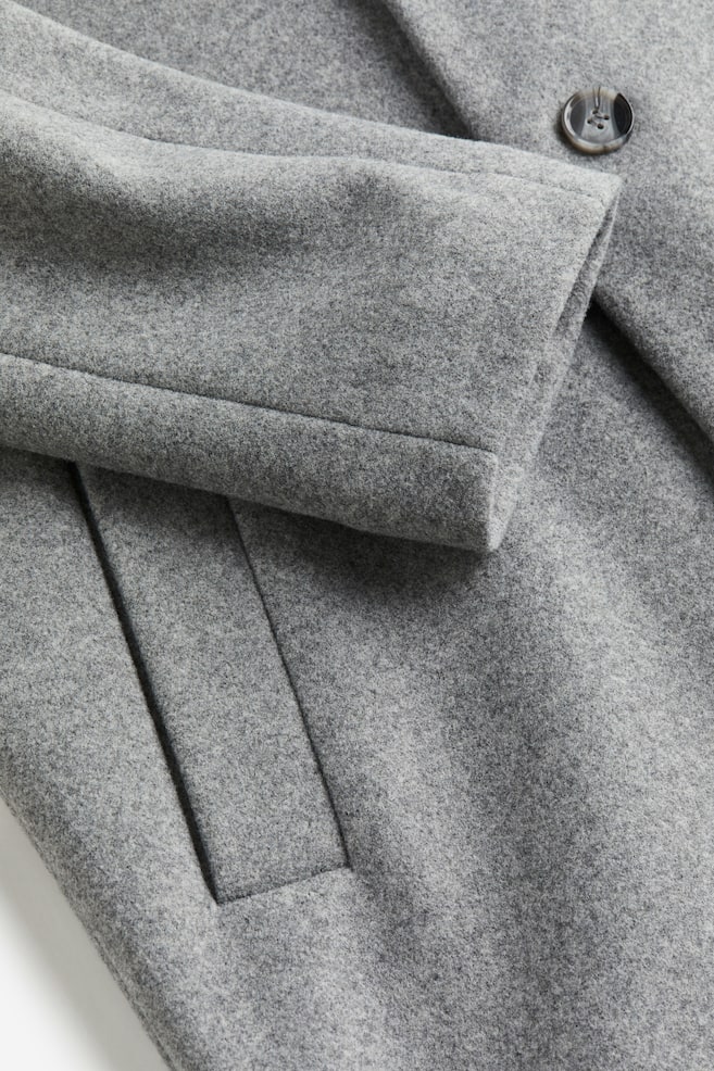 Wool-blend coat - Grey/Black/Brown/Dark blue - 2