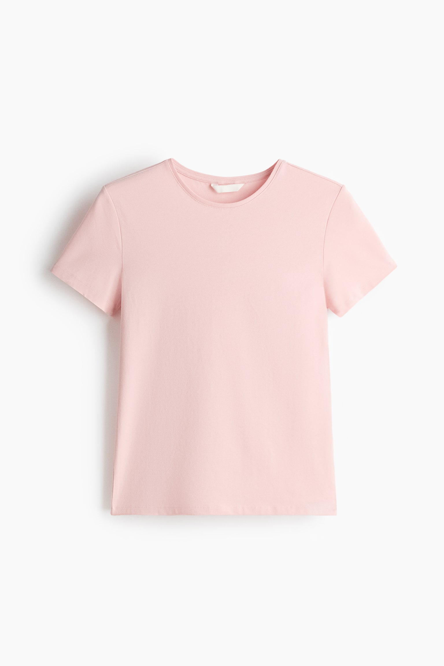 Fitted T-shirt - Light pink/Black/Navy blue/White/Khaki green - 1