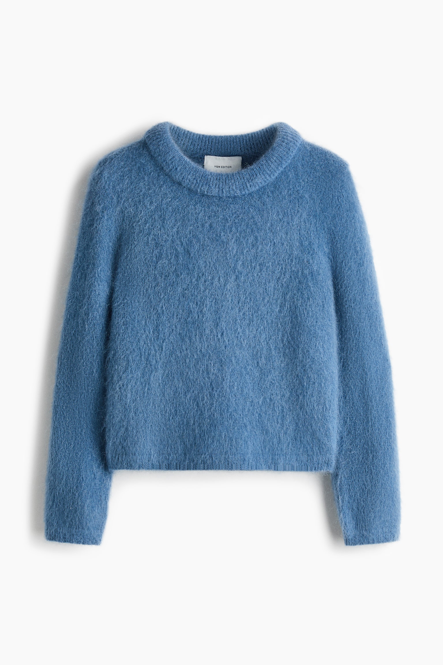 Женский свитер H&M Mohair-Blend, цвет: Пыльный синий — фото 1