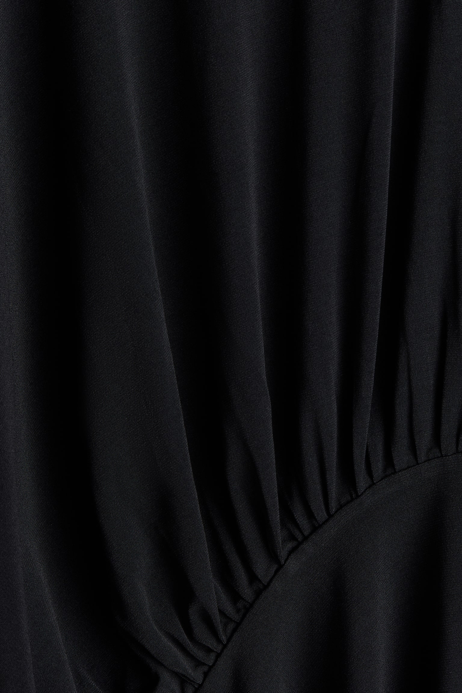 Женское платье H&M Batwing-Sleeved Tie-Detail, цвет: Чёрный — фото 7