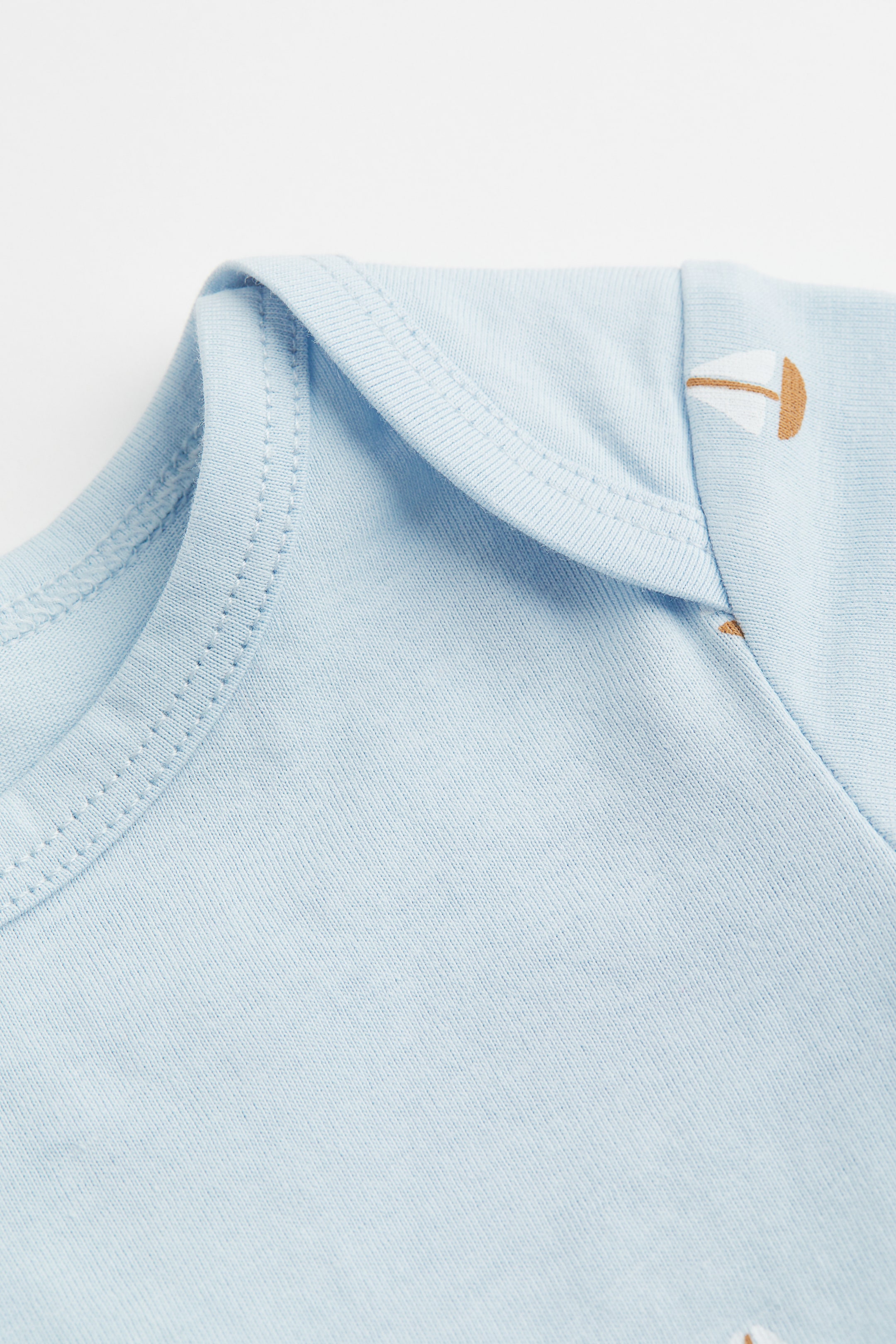 View larger image: 2-piece cotton set - Light blue/Sailing boats - Kids | H&M IN 2