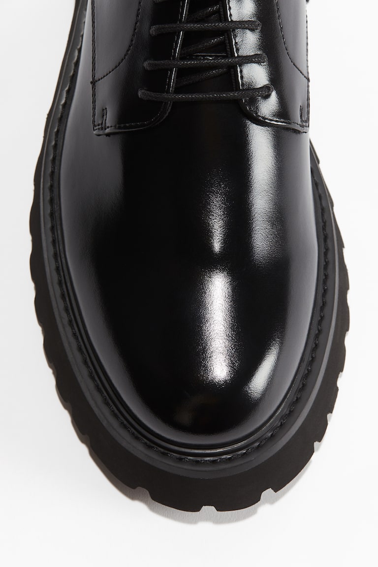 H&M Washed bomber jacket — Chunky Derby shoes