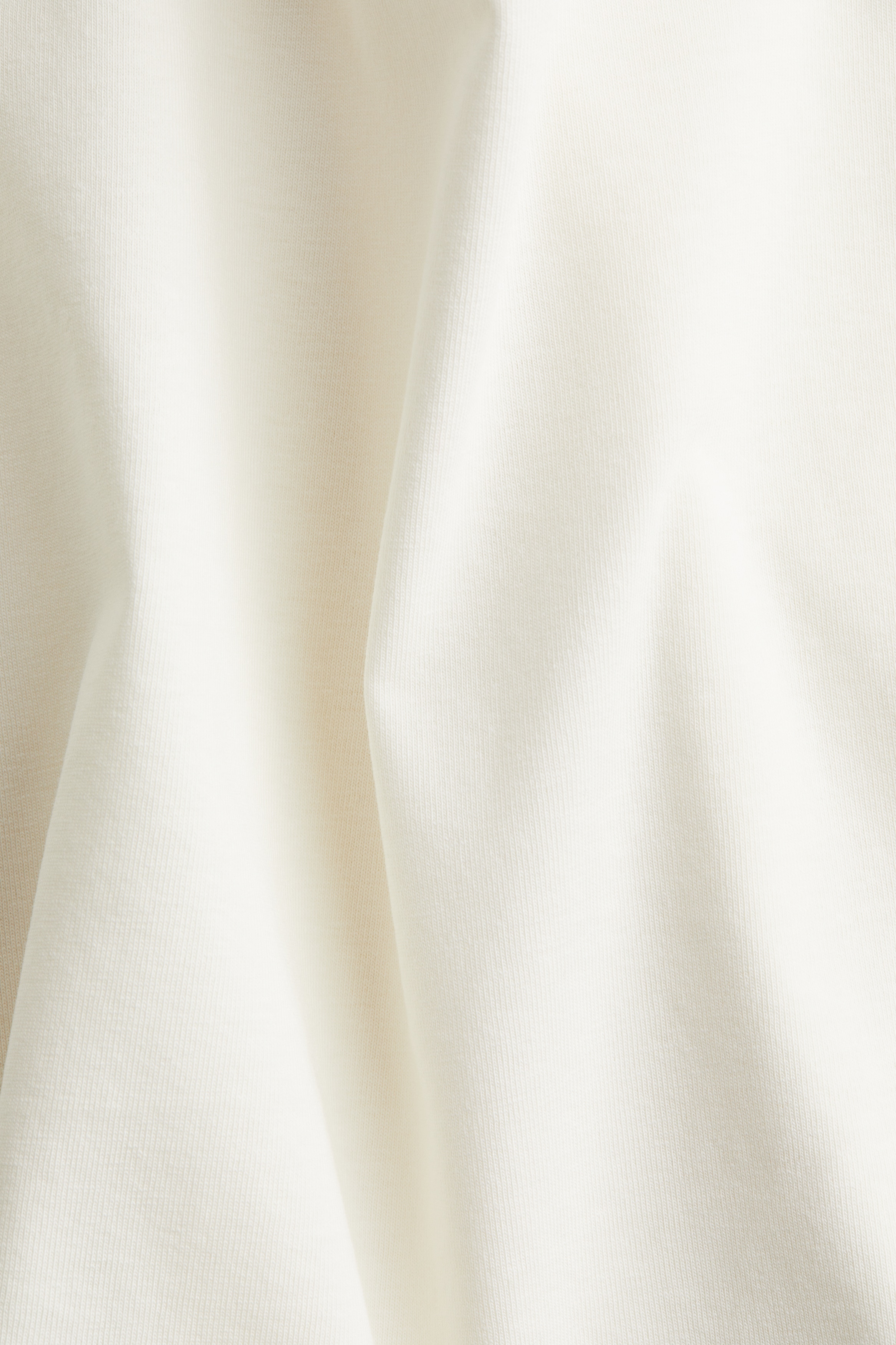 Cropped scoop-neck T-shirt