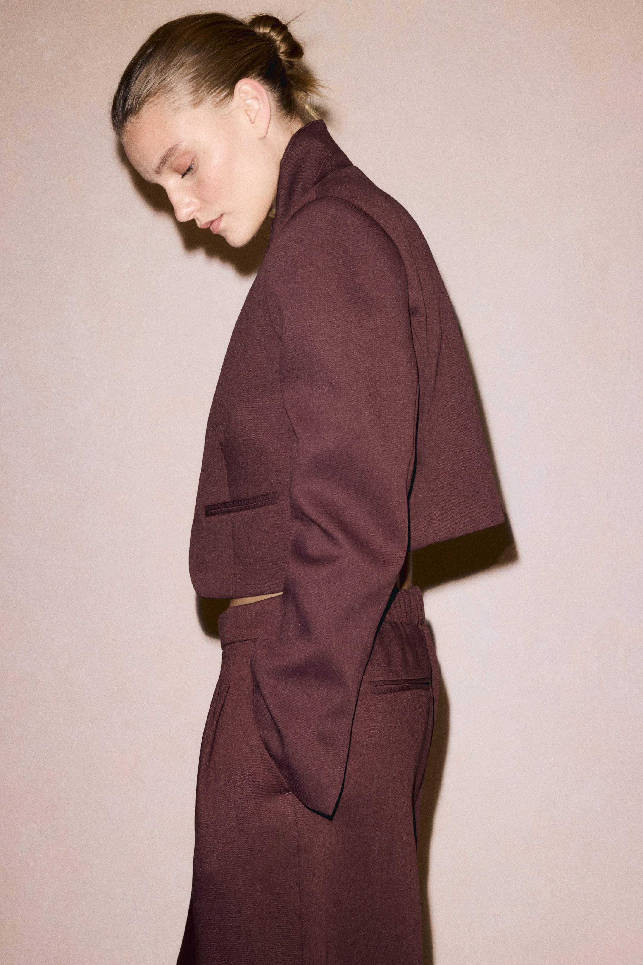 Viscose-Blend Twill Blazer