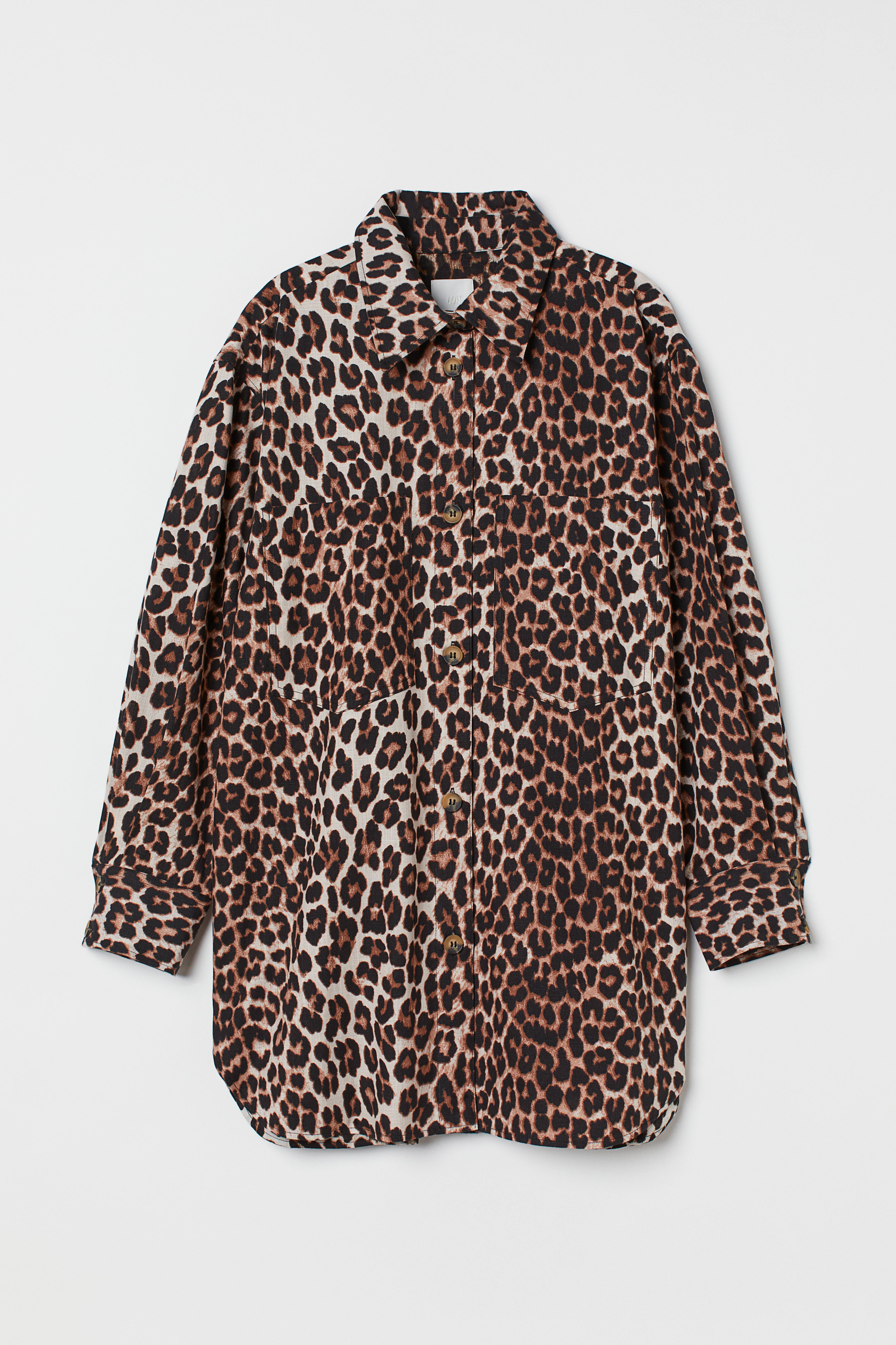 Veste leopard fashion femme h&m