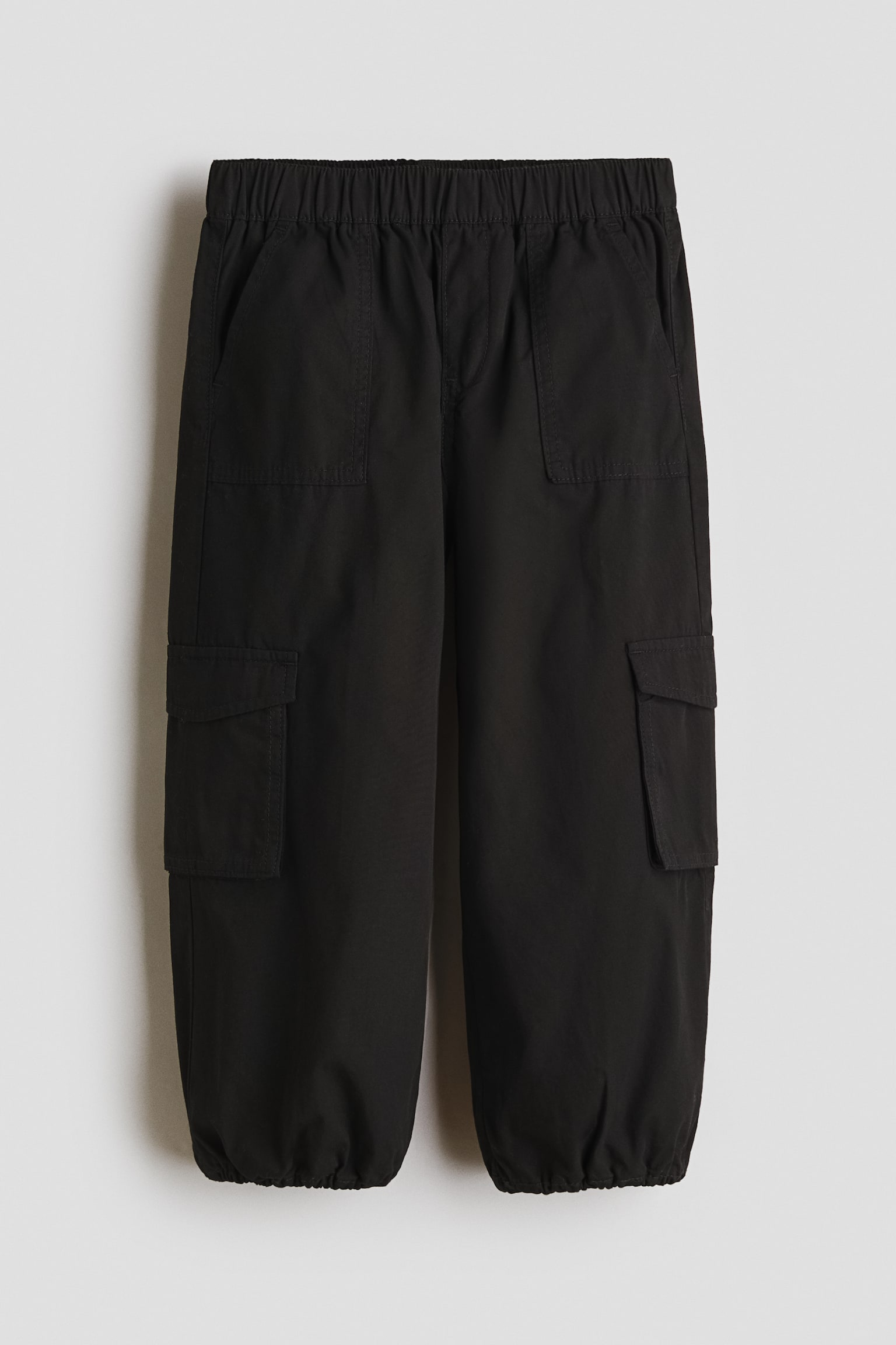 Cotton Cargo Pants - Black/Dusty khaki green/Navy blue - 1