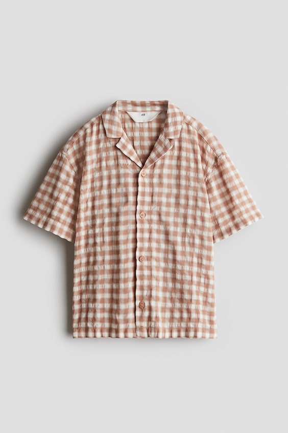 Детские рубашки H&M Cotton-Blend Resort Shirt