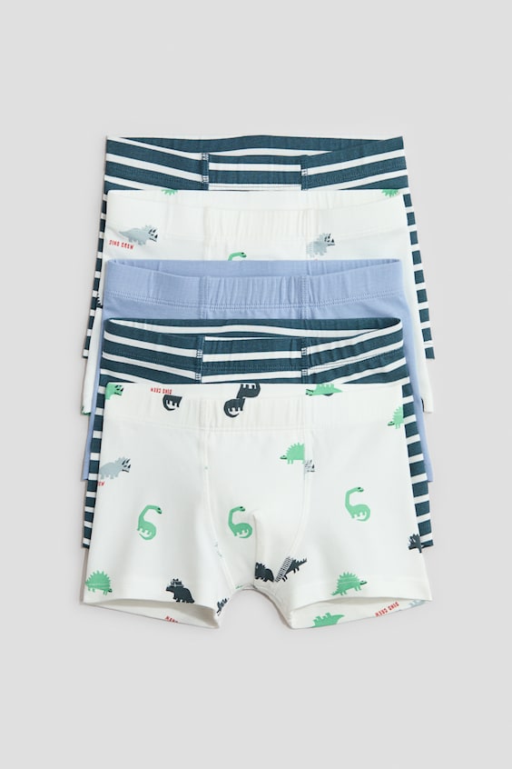Трусы-боксеры для детей, хлопок, 5 шт. — H&M