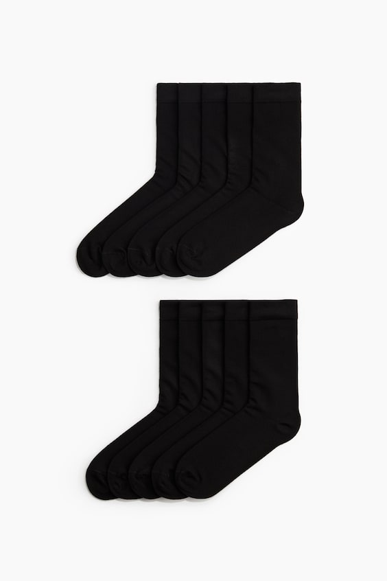 Мужские носки H&M с лайкрой, 10 пар