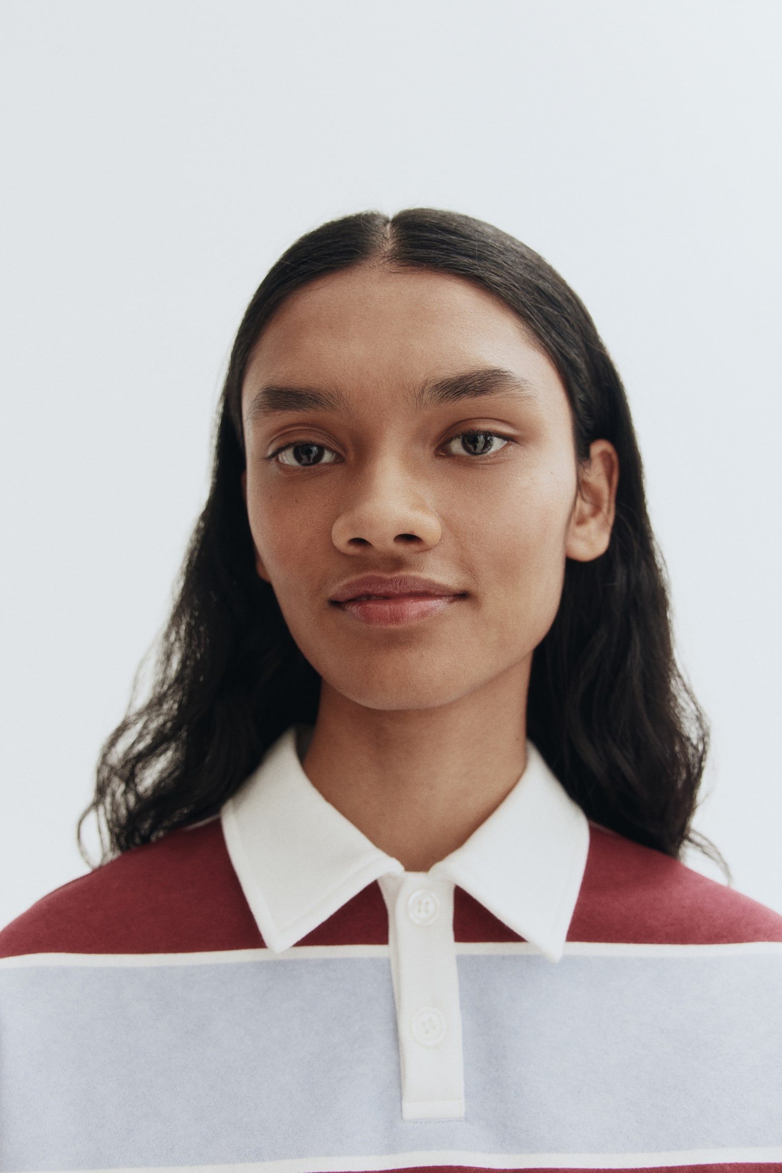 Áo rugby - Màu đỏ/Kẻ xanh dương/Màu trắng/Athletics/Xanh tím than/Atelier de Mode - 4