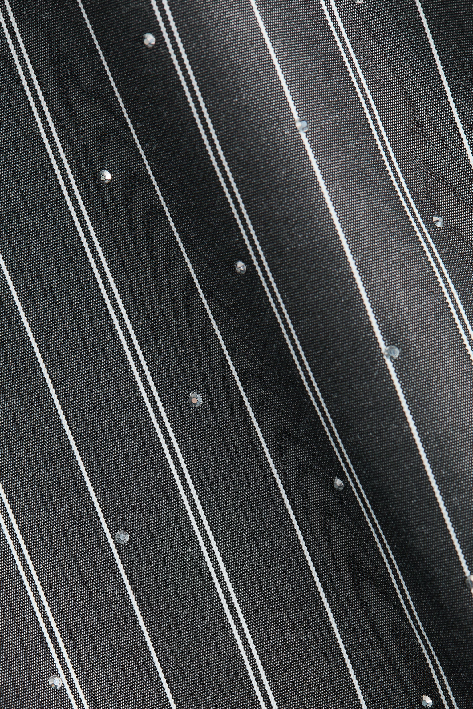 Short Embellished Shirt - Dark gray/striped - 3