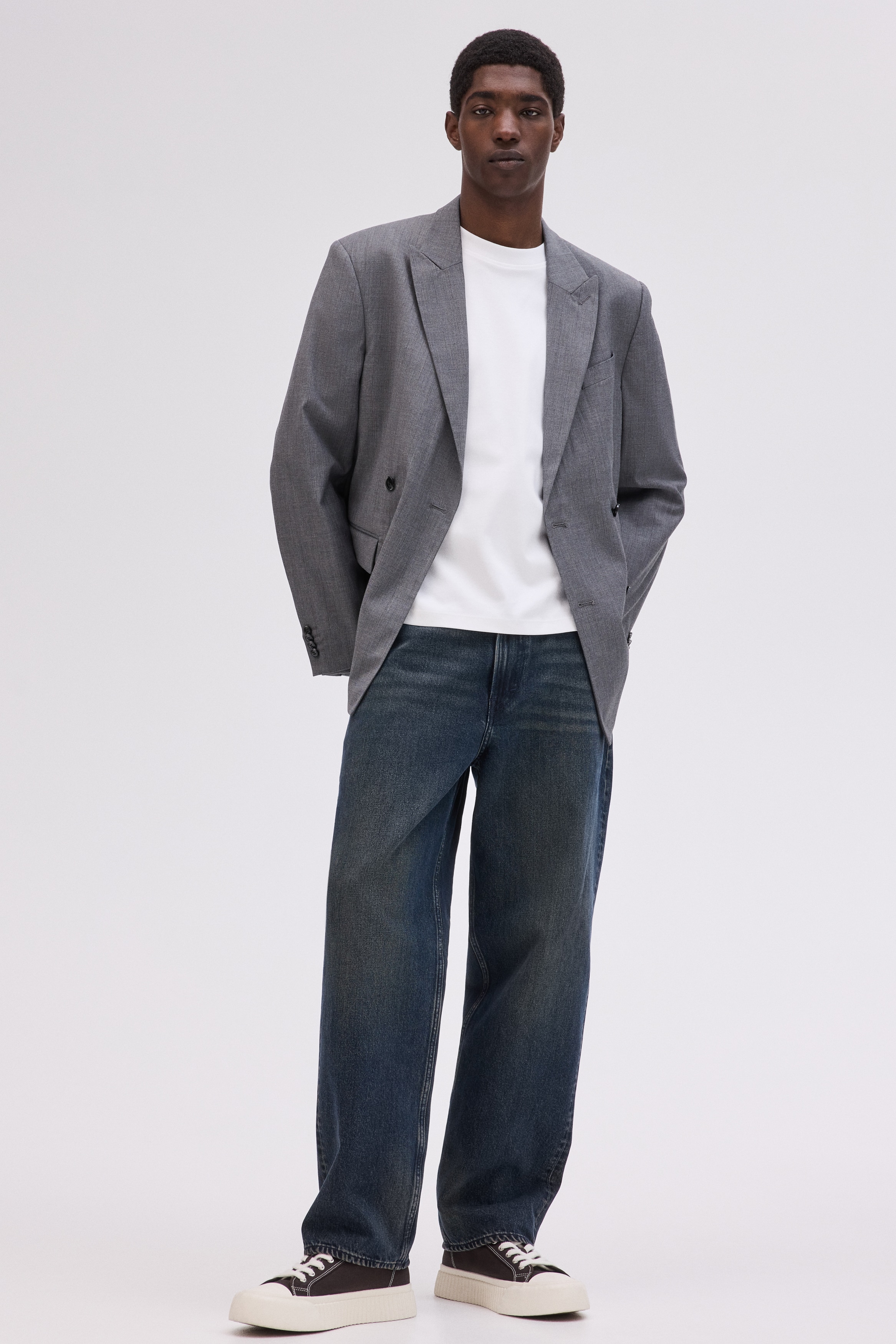 Jean Coupe Flottante - Bleu denim foncé/Bleu/Noir/Bleu denim clair/Noir délavé/Bleu denim/Noir/Gris denim clair/Bleu denim foncé/Gris denim/Gris denim