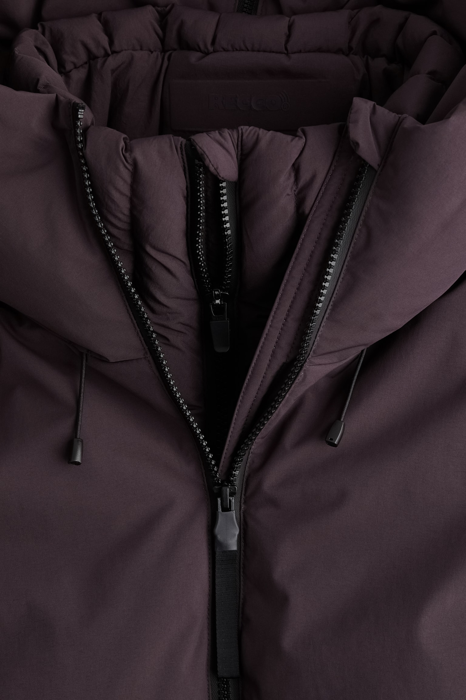 Padded ski jacket with ThermoMove™ - Aubergine purple/Black/Beige - 5