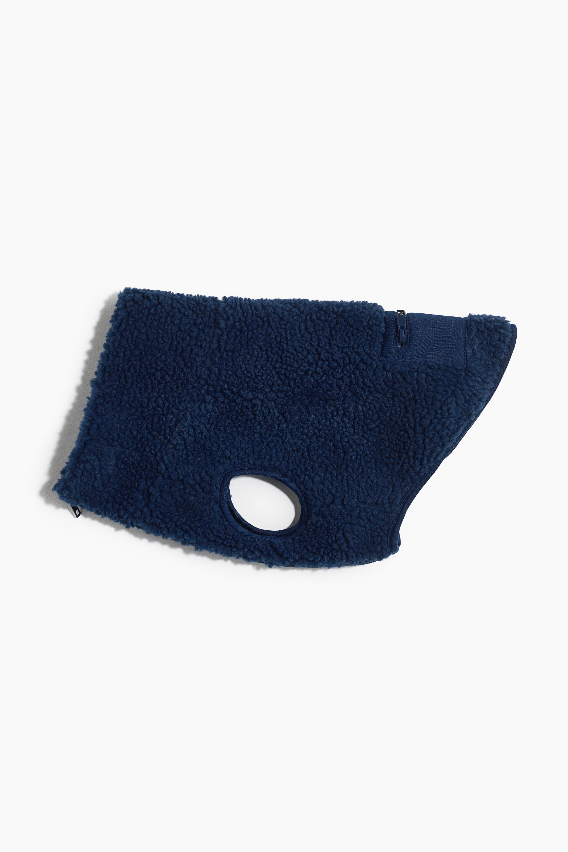 Abrigo para perro en borreguito - Azul oscuro/Beige/Beige claro/Cuadros