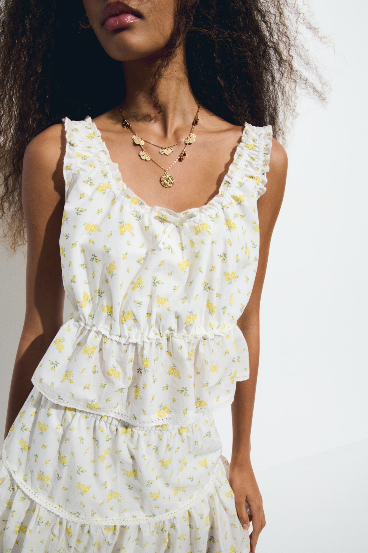 Gathered Peplum Top - image 4