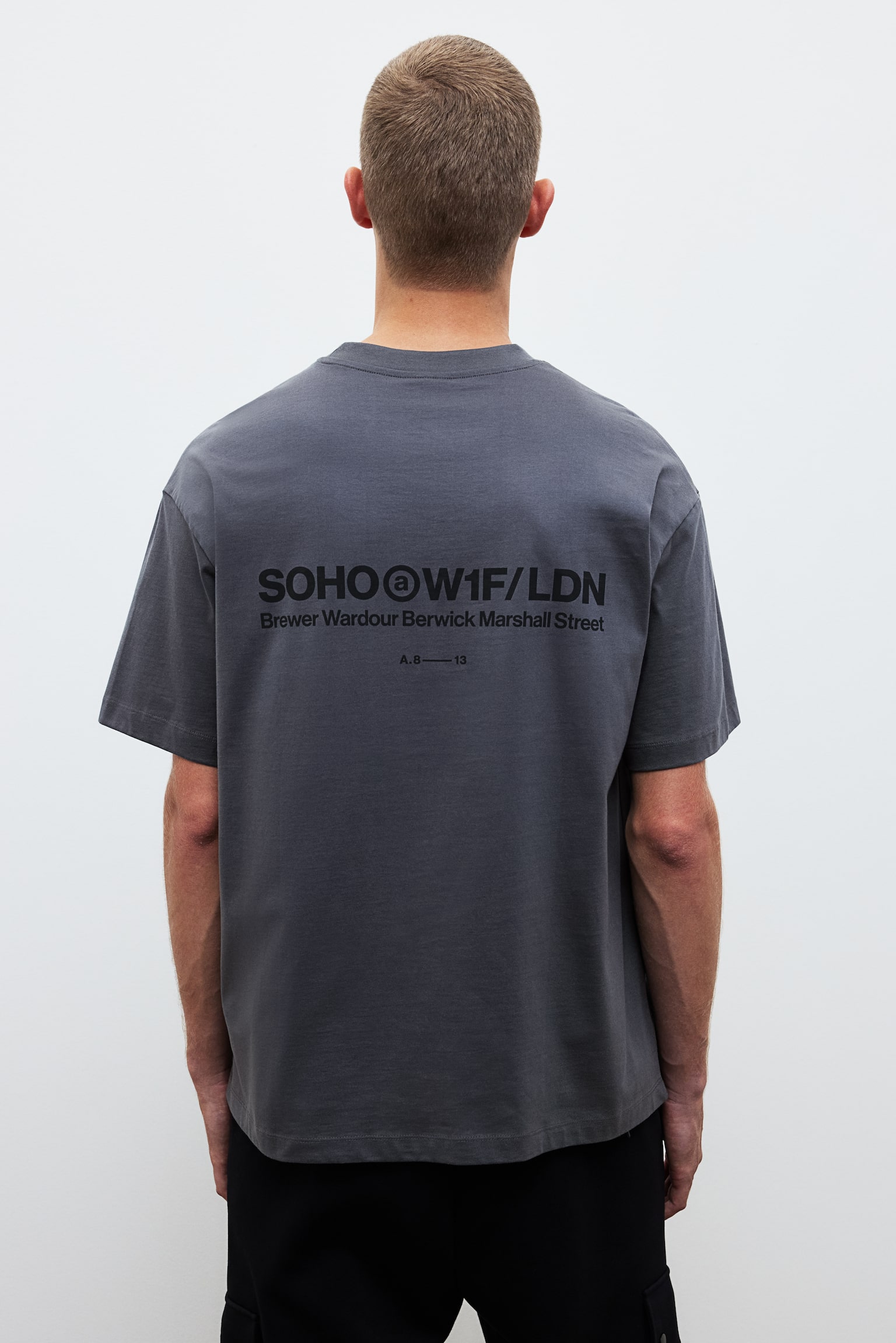 Loose Fit Printed T-shirt - Dark grey/Black/Soho LDN/Dark grey/Steel green/Soho Heights/White/Los Angeles/Brick red/White/Fairfax/Black/Soho Heights/White/Soho/White/Soho Heights/White/Stars/Black/New York/White/Los Angeles/Light grey/Soho LDN/White/La Brea - 3