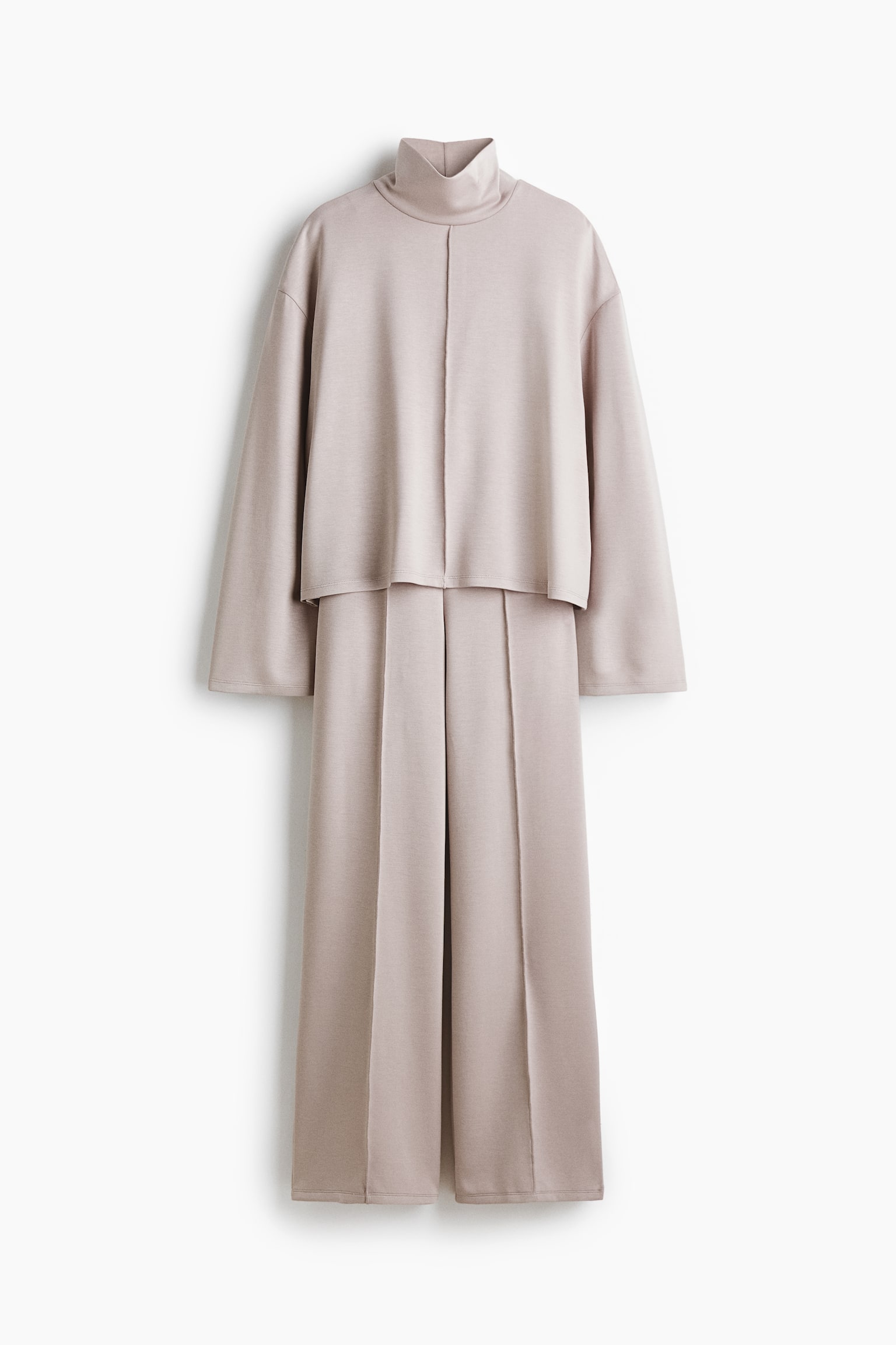 2-piece top and trousers set - Light mole/Dark brown/Navy blue