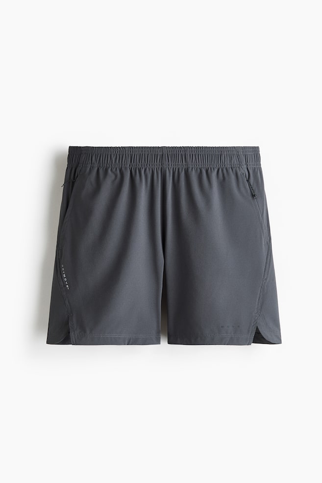 Șort de sport cu DryMove™ - Gri-plumburiu/Negru/Alb-natur/Bleumarin/Mov-prună închis/Verde-rece/Maro-cafea închis/Gri - 1