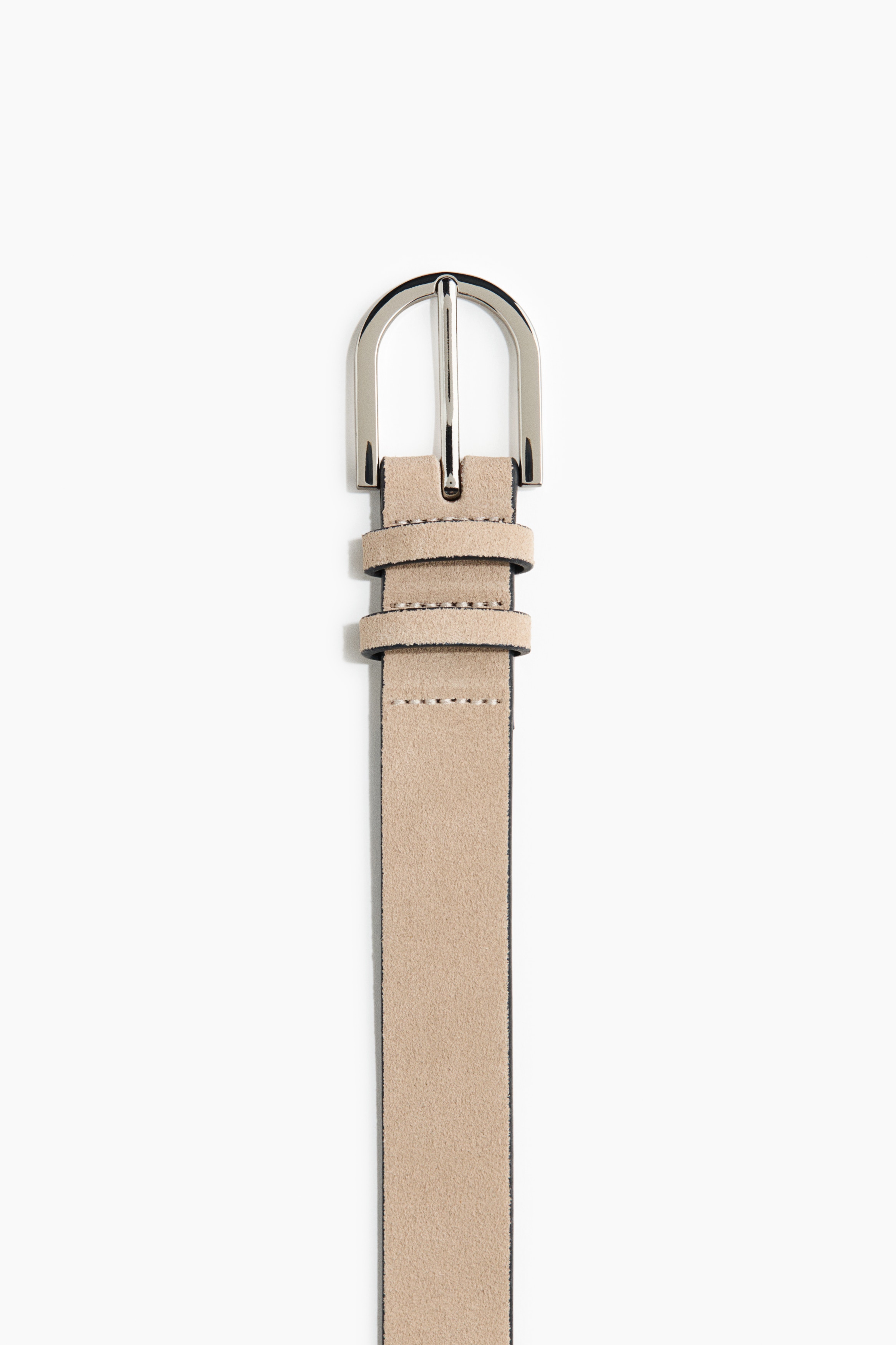 Suede belt
