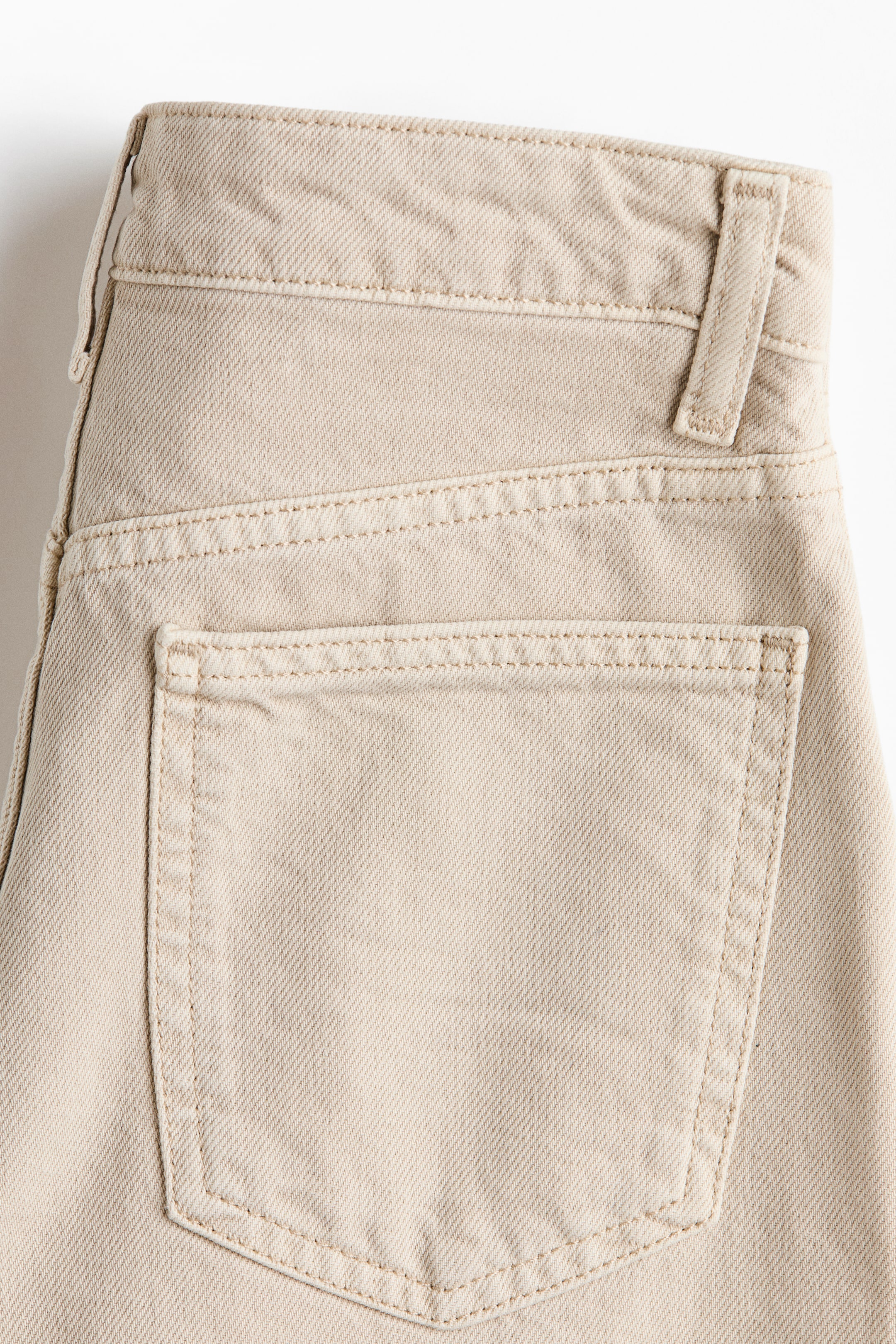 High-Waist Barrel-Leg Ankle Jeans