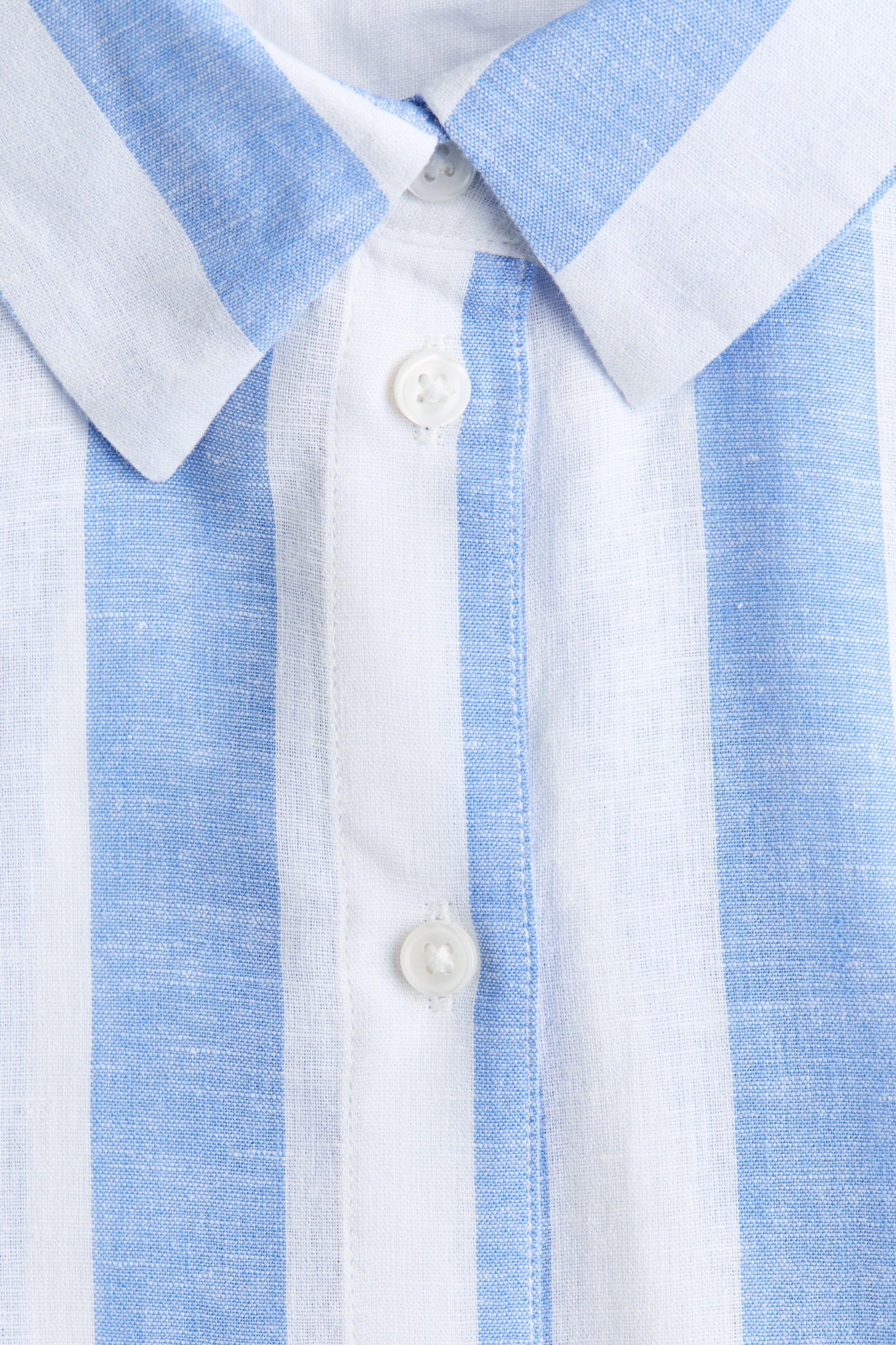 Oversized Linen-Blend Shirt