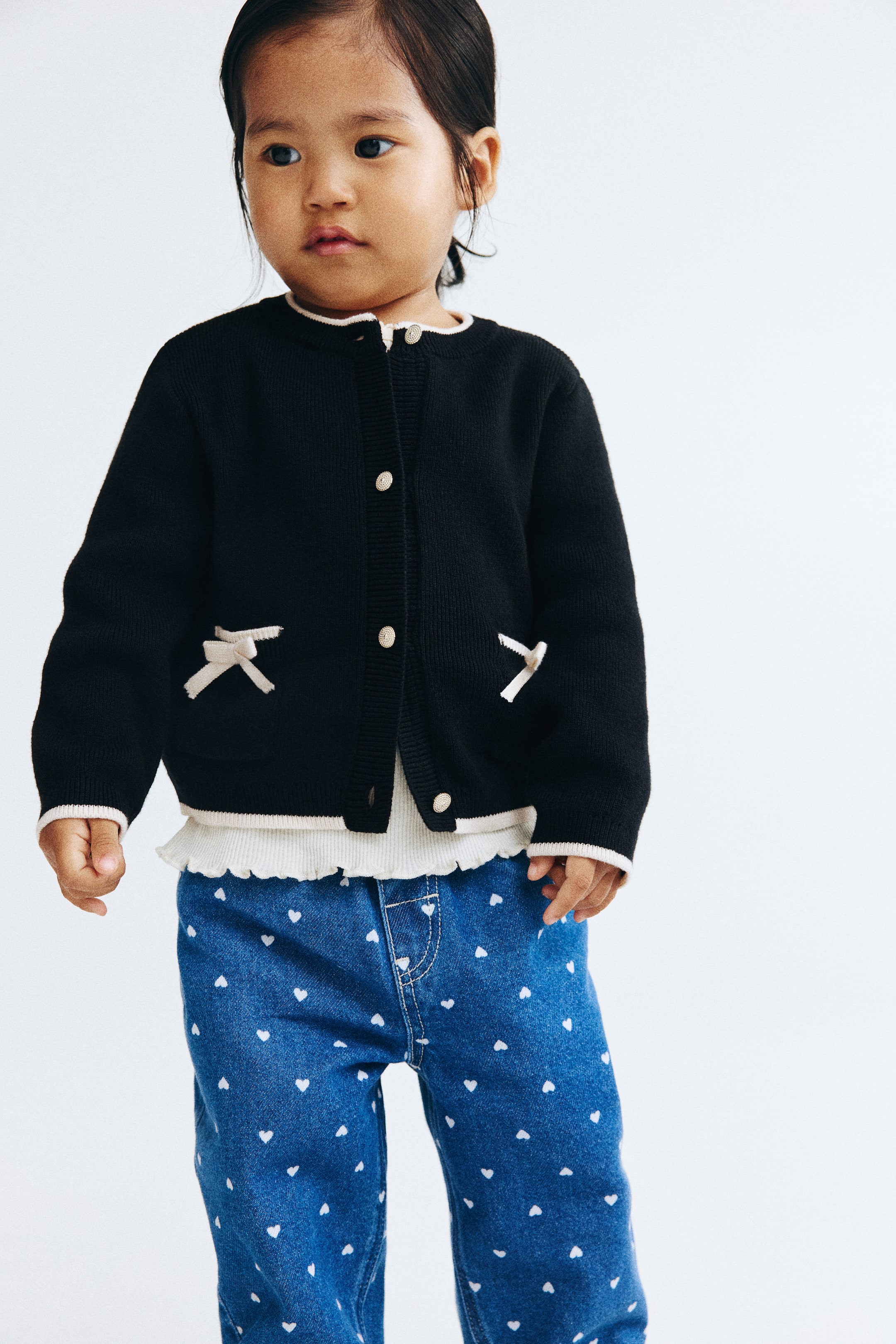 Fine-Knit Cardigan