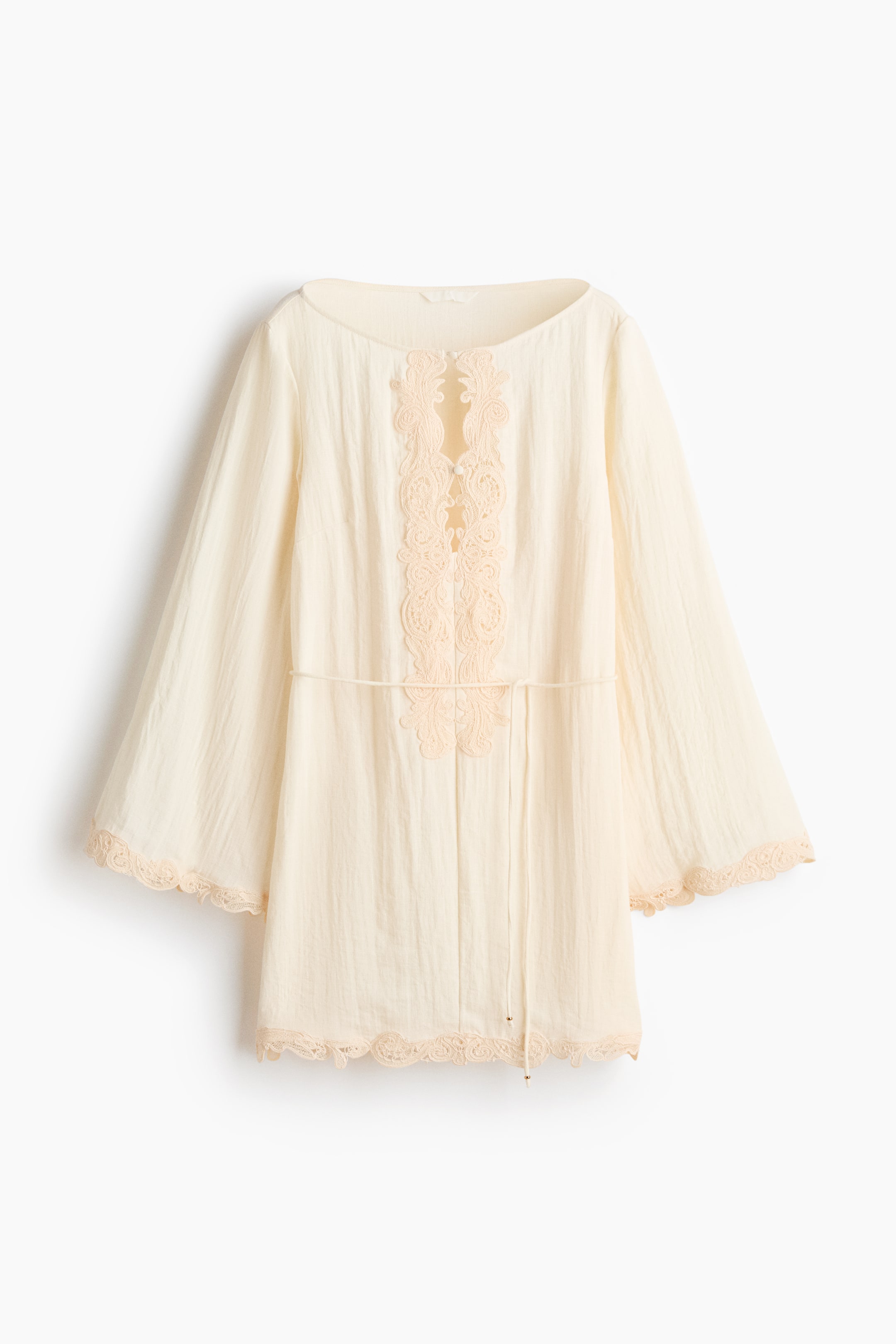 Lace-Trimmed Dress