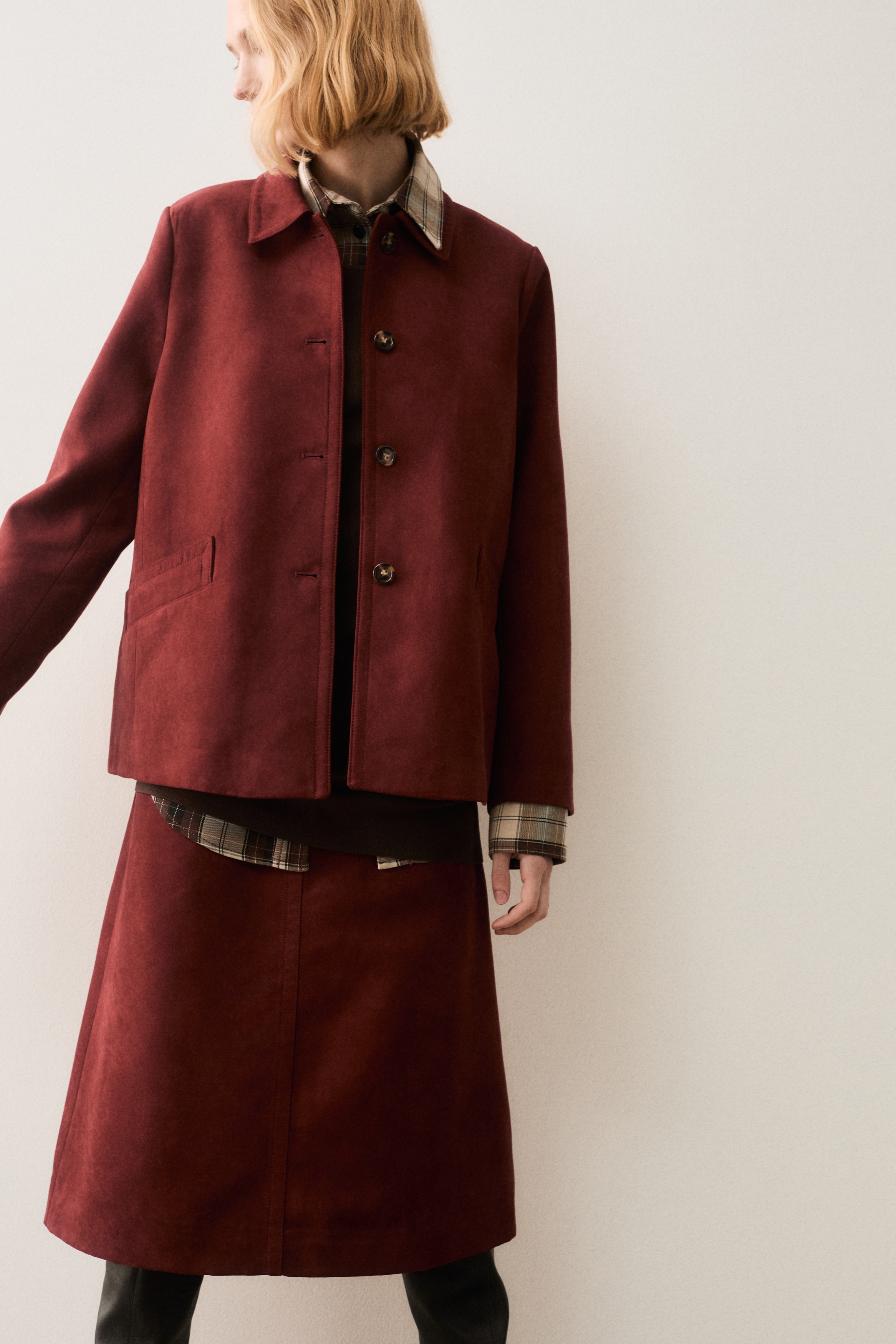 Μίντι φούστα - Μπορντό/Μπεζ/λεοπάρ μοτίβο/Μπεζ/καρό/Ανοιχτό μπεζ/μοτίβο ζέβρας