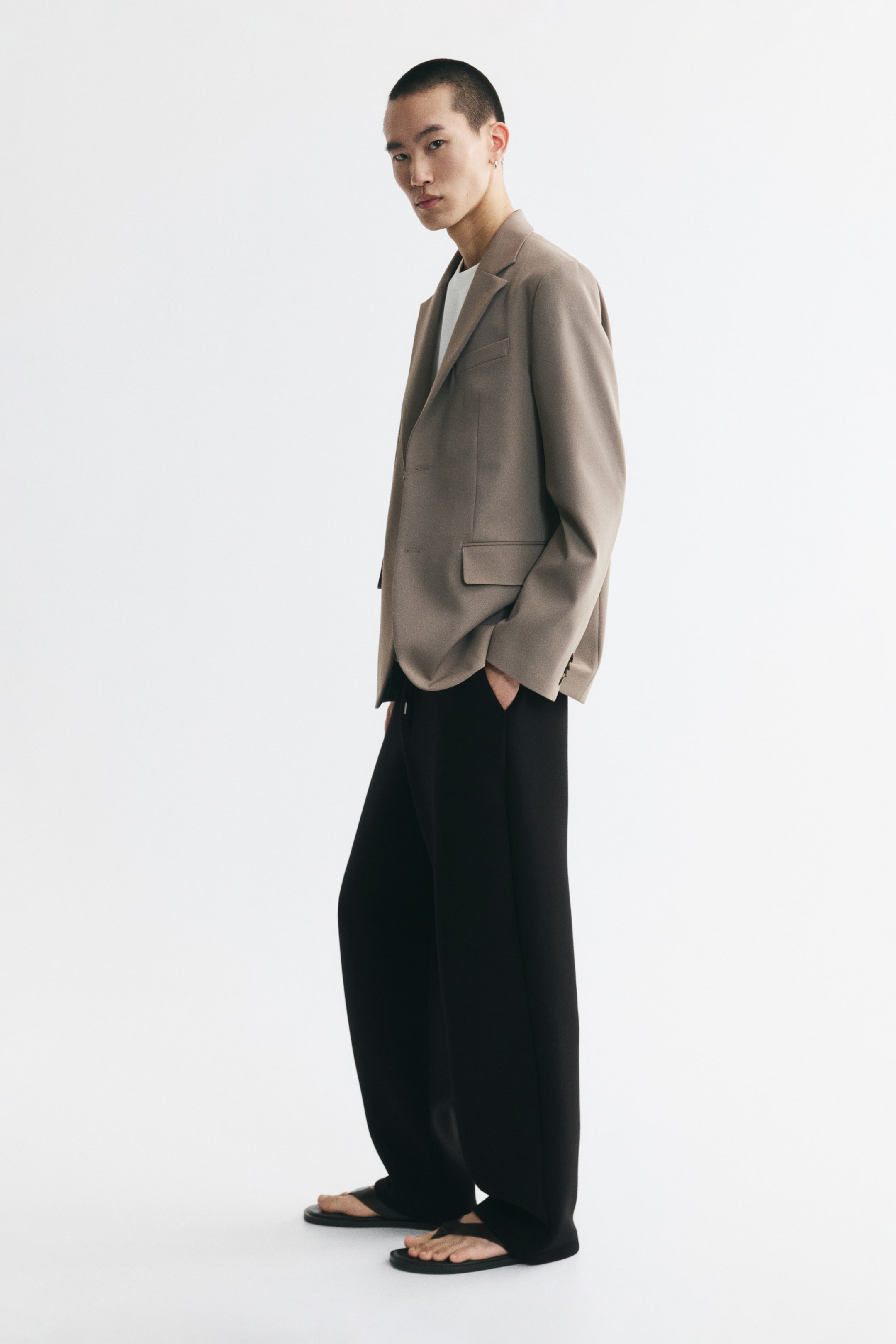 Relaxed-Fit Barrel-Leg Scuba Joggers