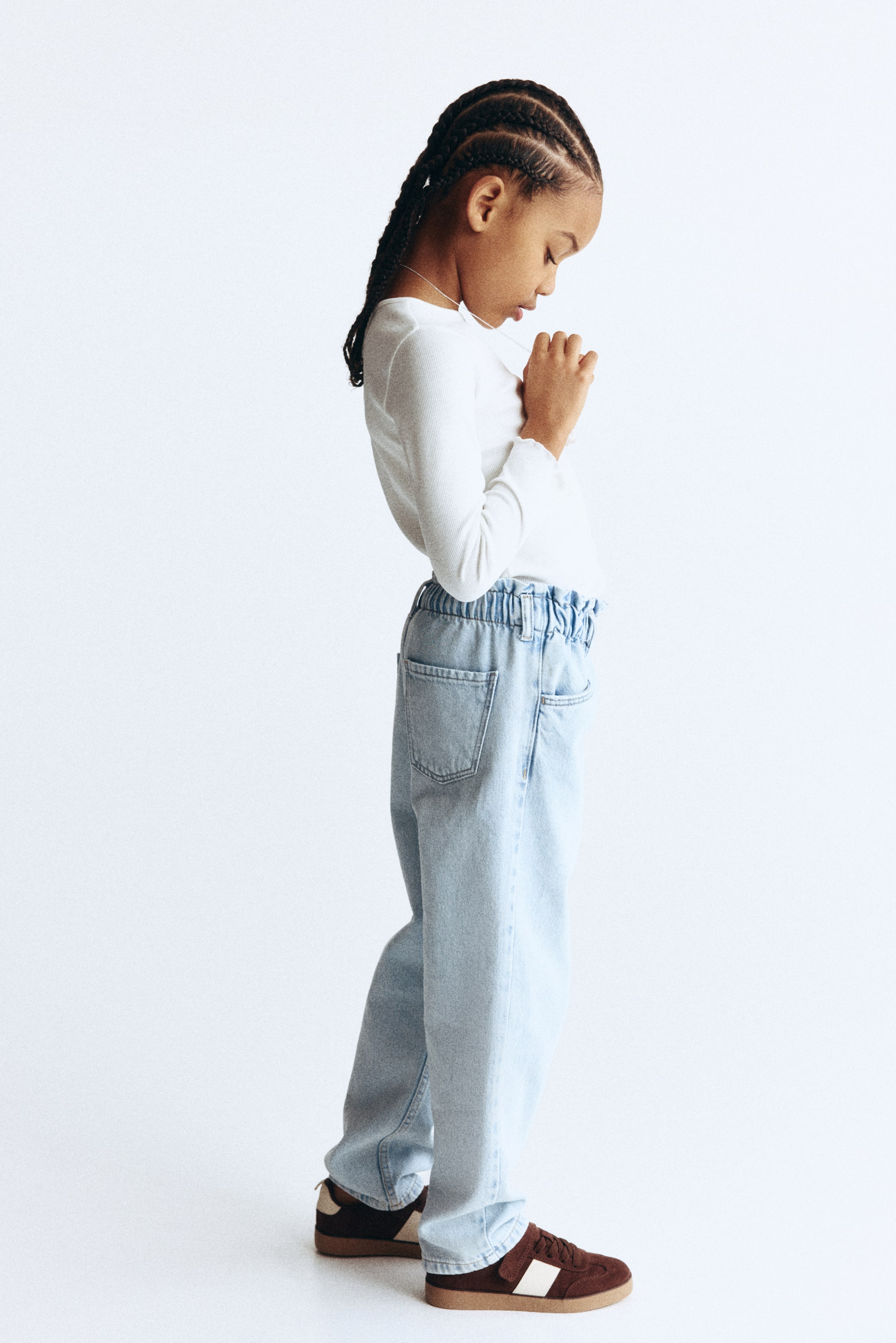 Relaxed Paper Bag Jeans