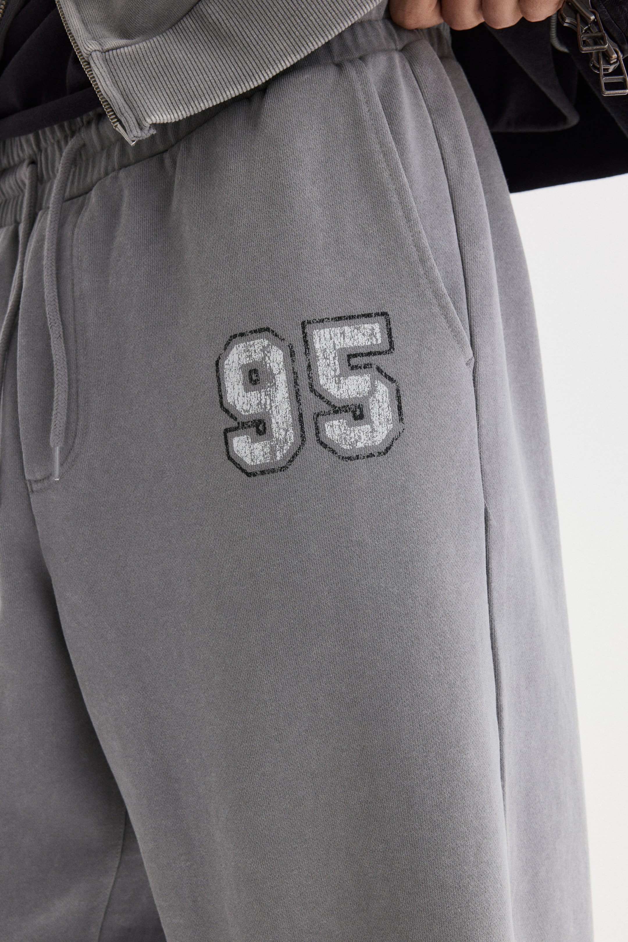 Pantalon décontracté en molleton