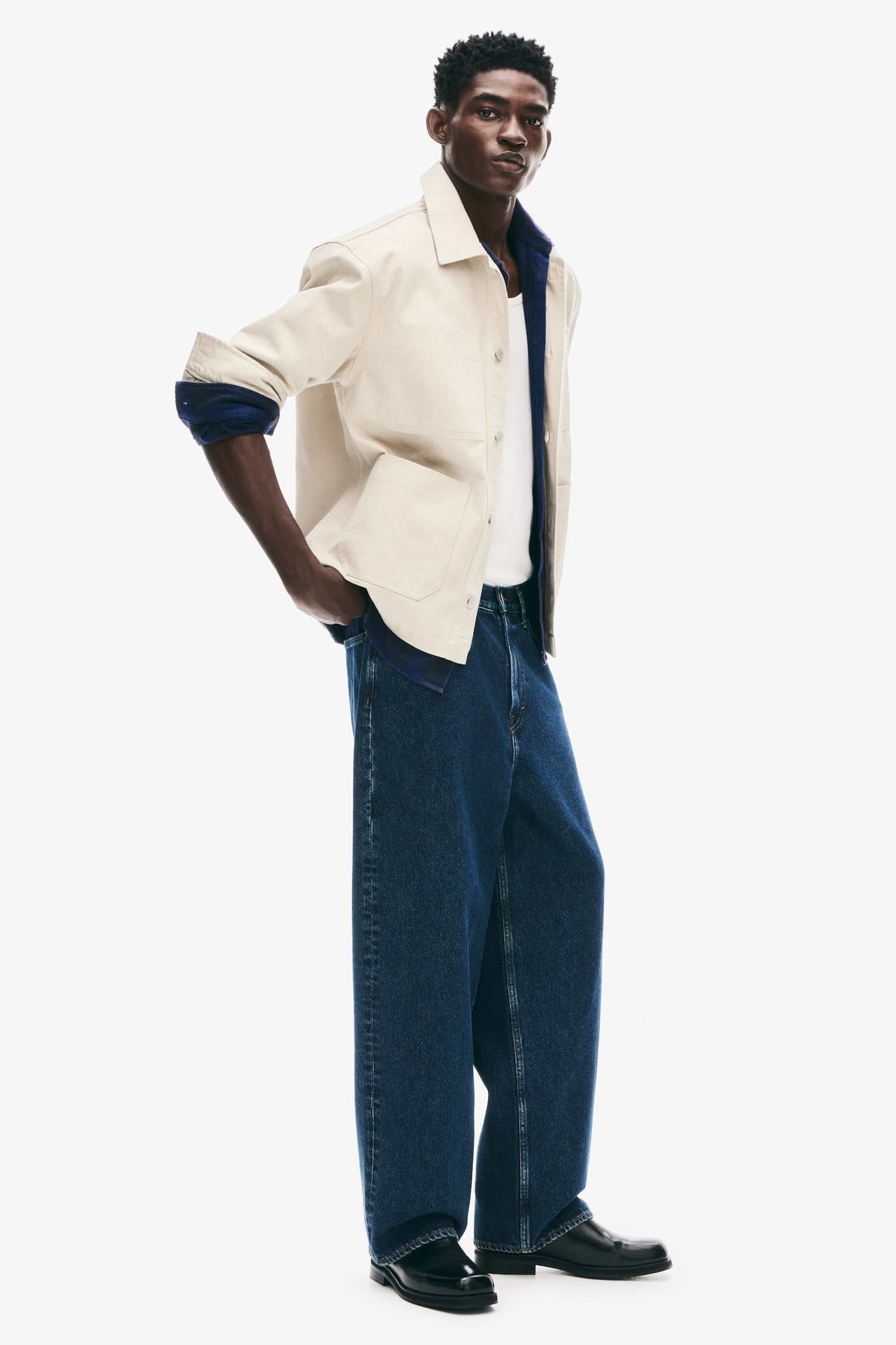 Baggy Jeans - Dark denim blue/Black/Grey/Dark denim blue/Denim blue/Denim blue/Denim blue - 4