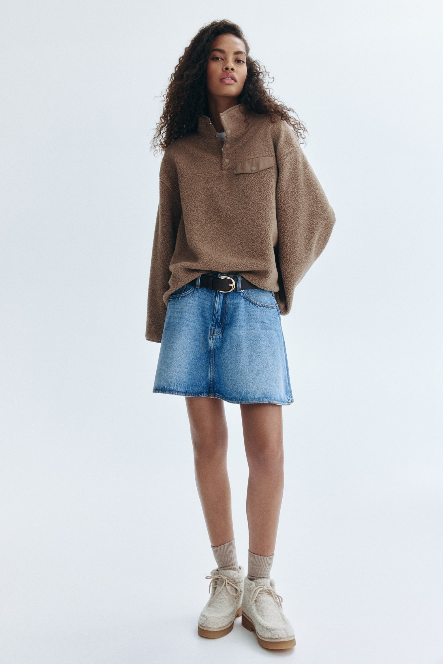 Teddy sweatshirt - Beige - 3