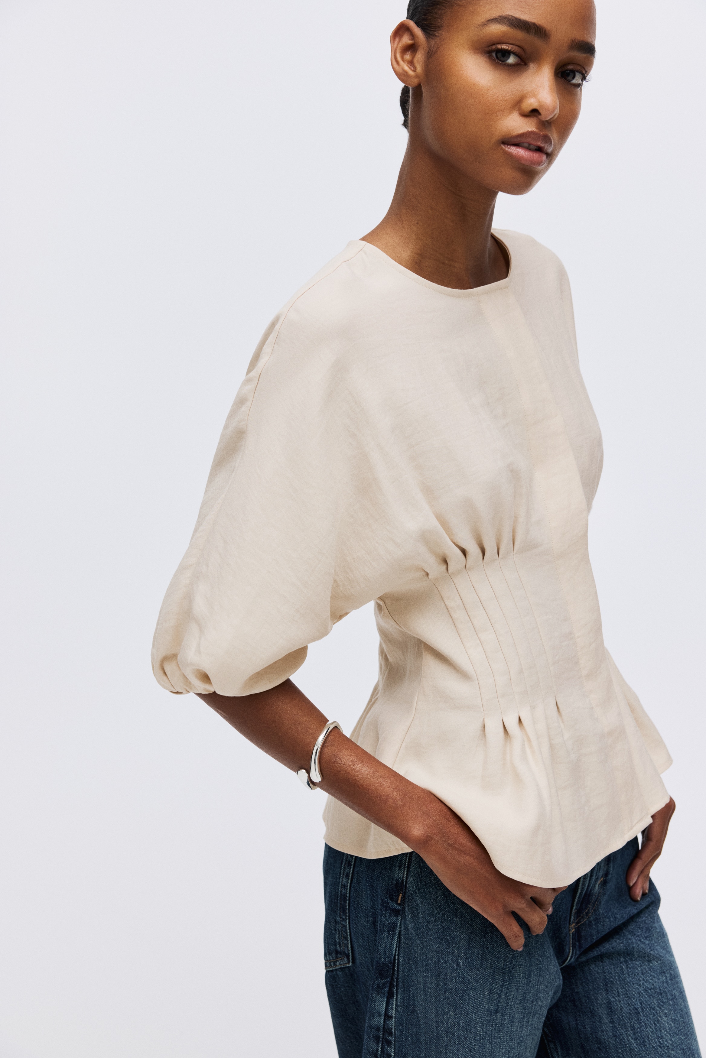 Tapered-Waist Blouse from H&M - $29.99