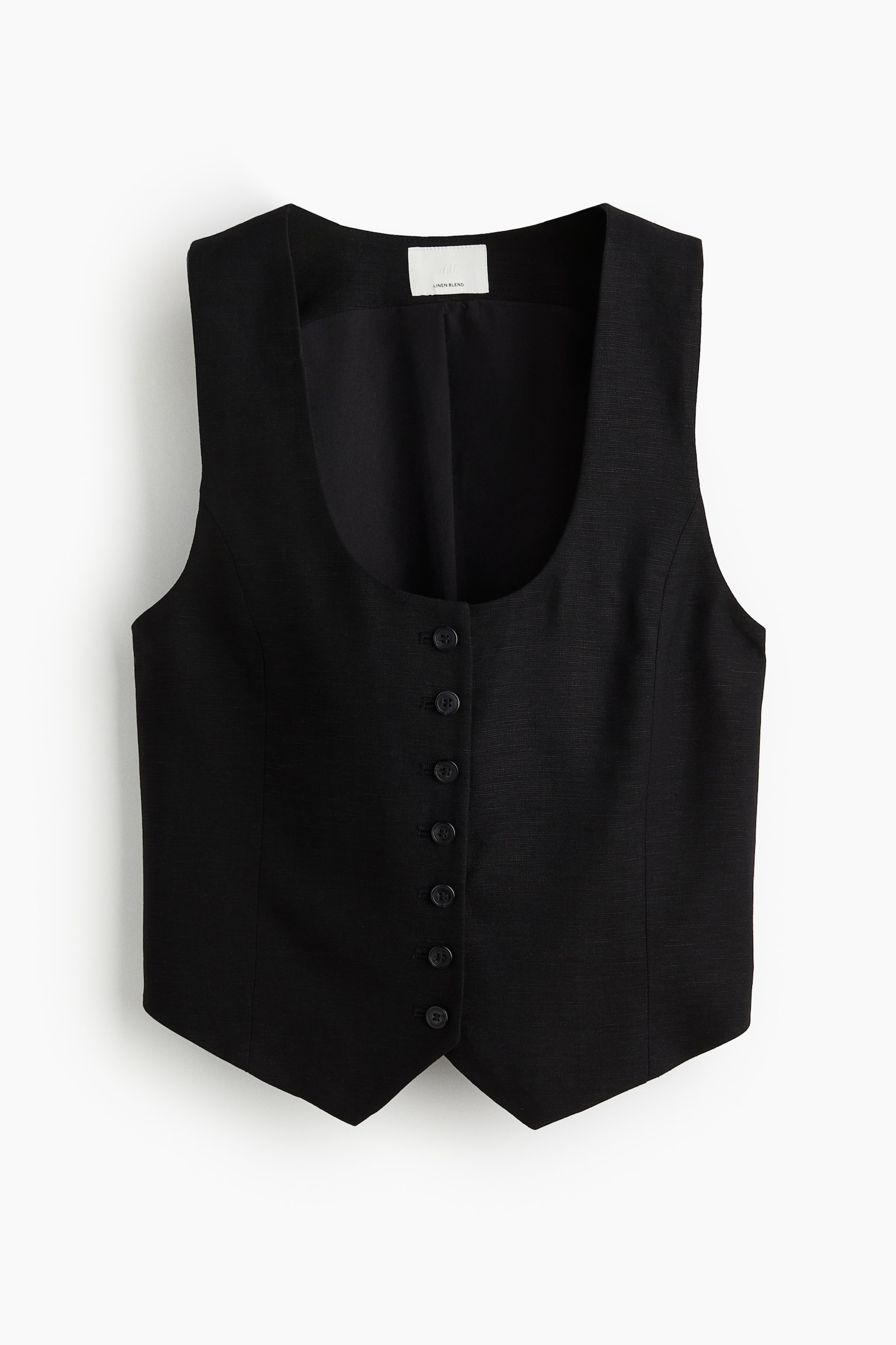 Suit Waistcoat - Black/Light beige - 2