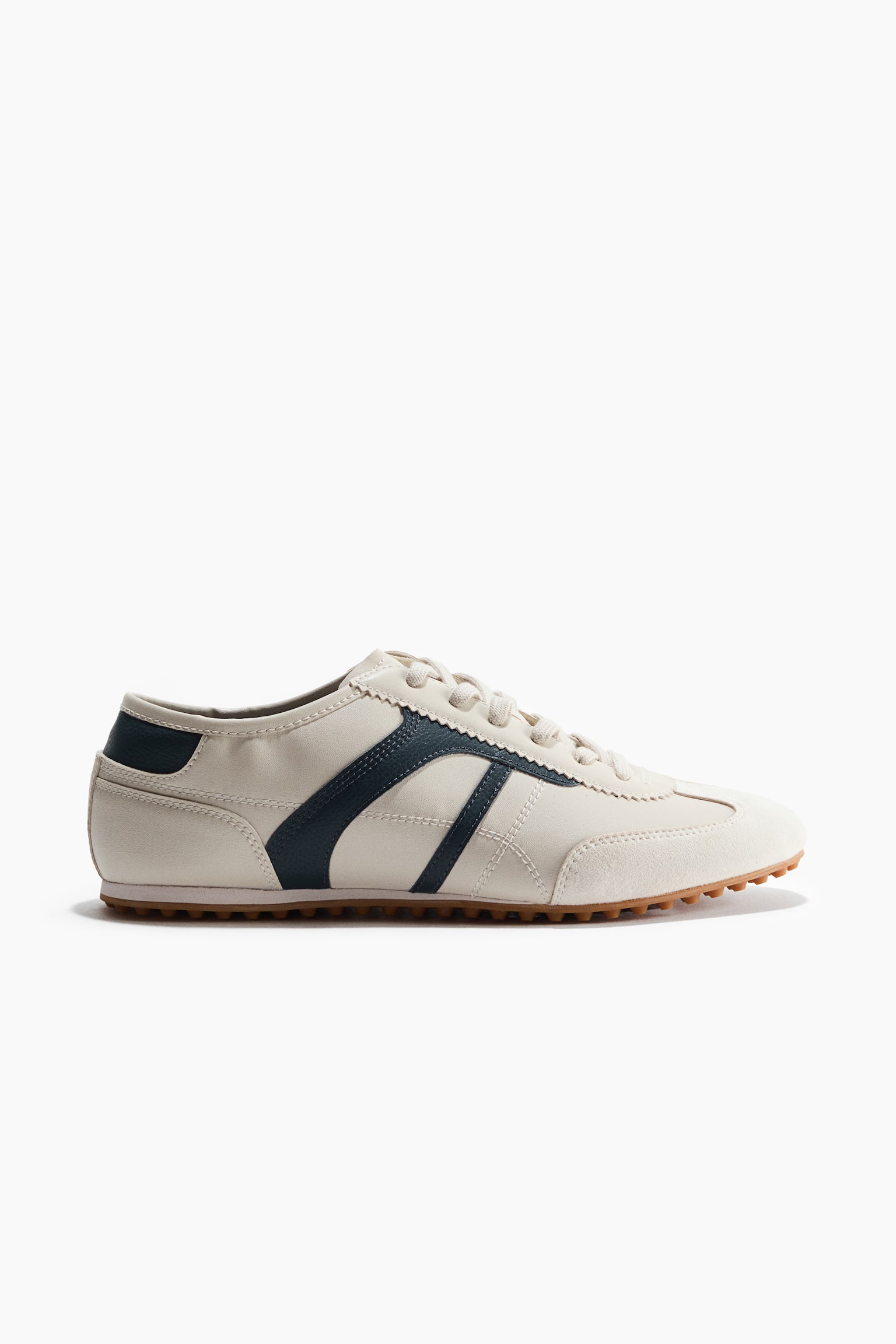 Sneakers - Light beige/navy blue/Black/cream