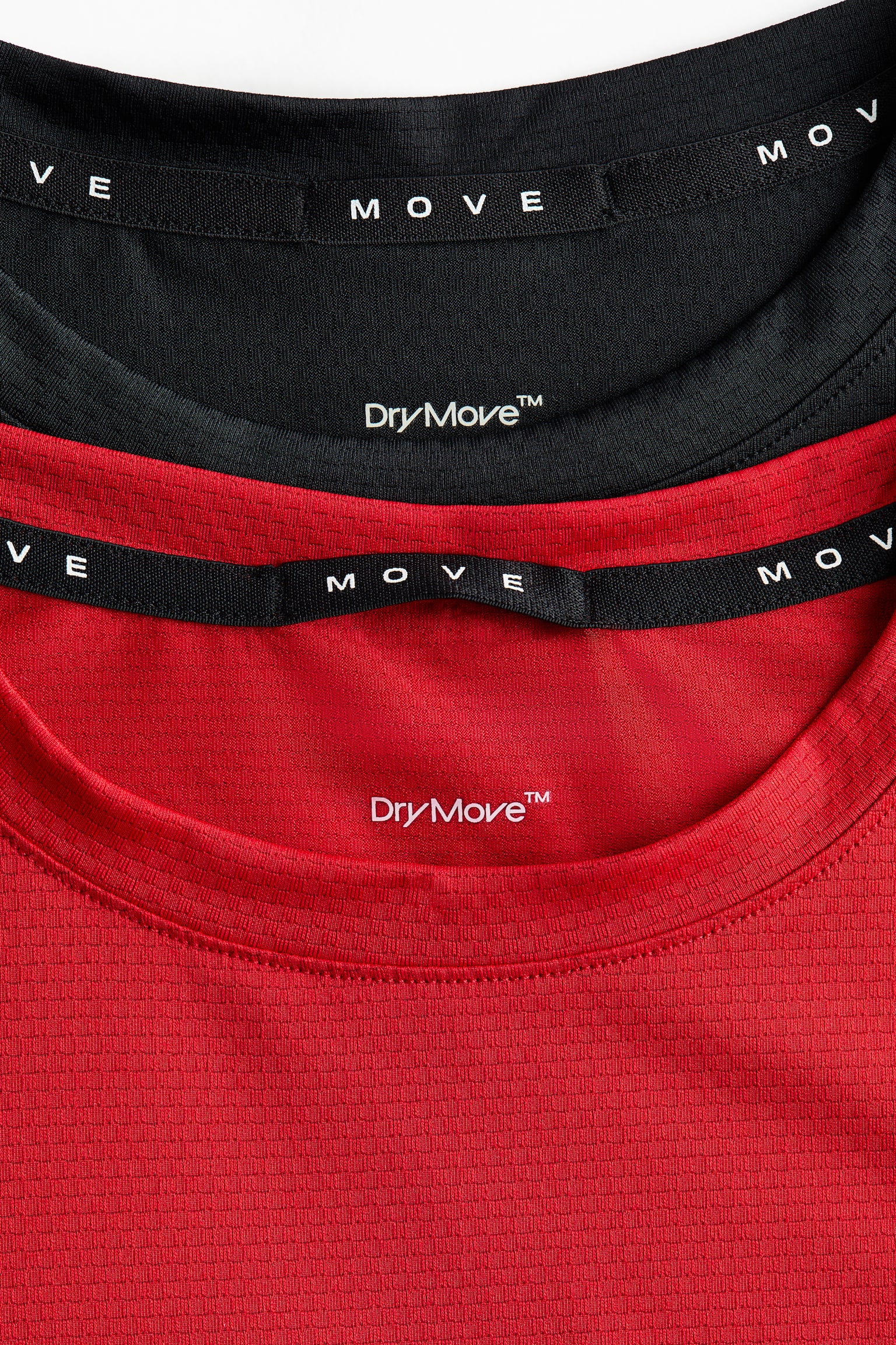 2-Pack Sports Shirts with DryMove™ - Red/black/Dusty teal/black/Blue/navy blue/Black/blue/Burgundy/dark blue - 5