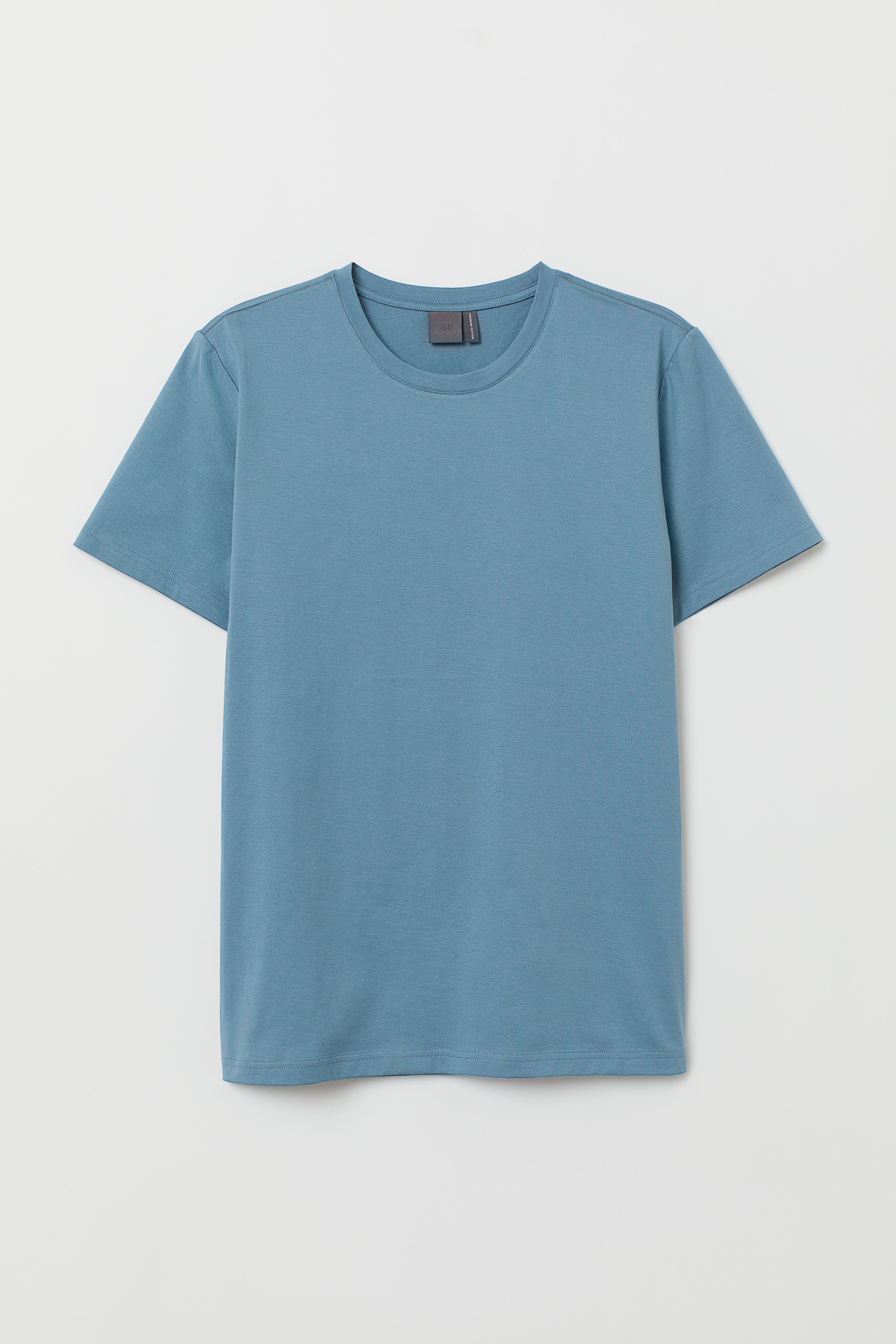 Slim Fit Premium Cotton T shirt Teal Men H M CA