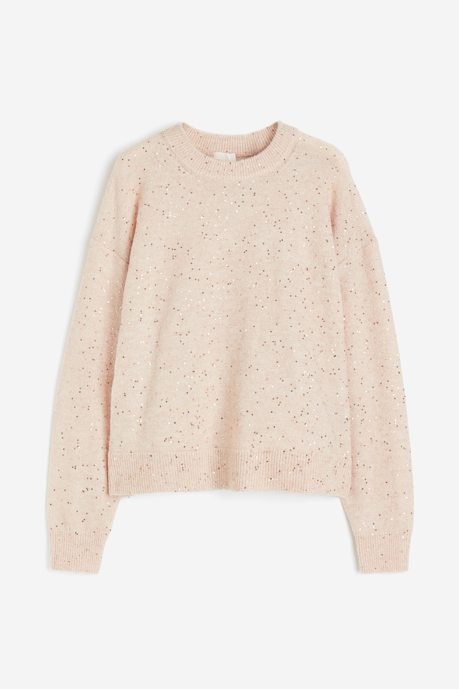 Beaded Sweater - Powder pink/Sequins - 1