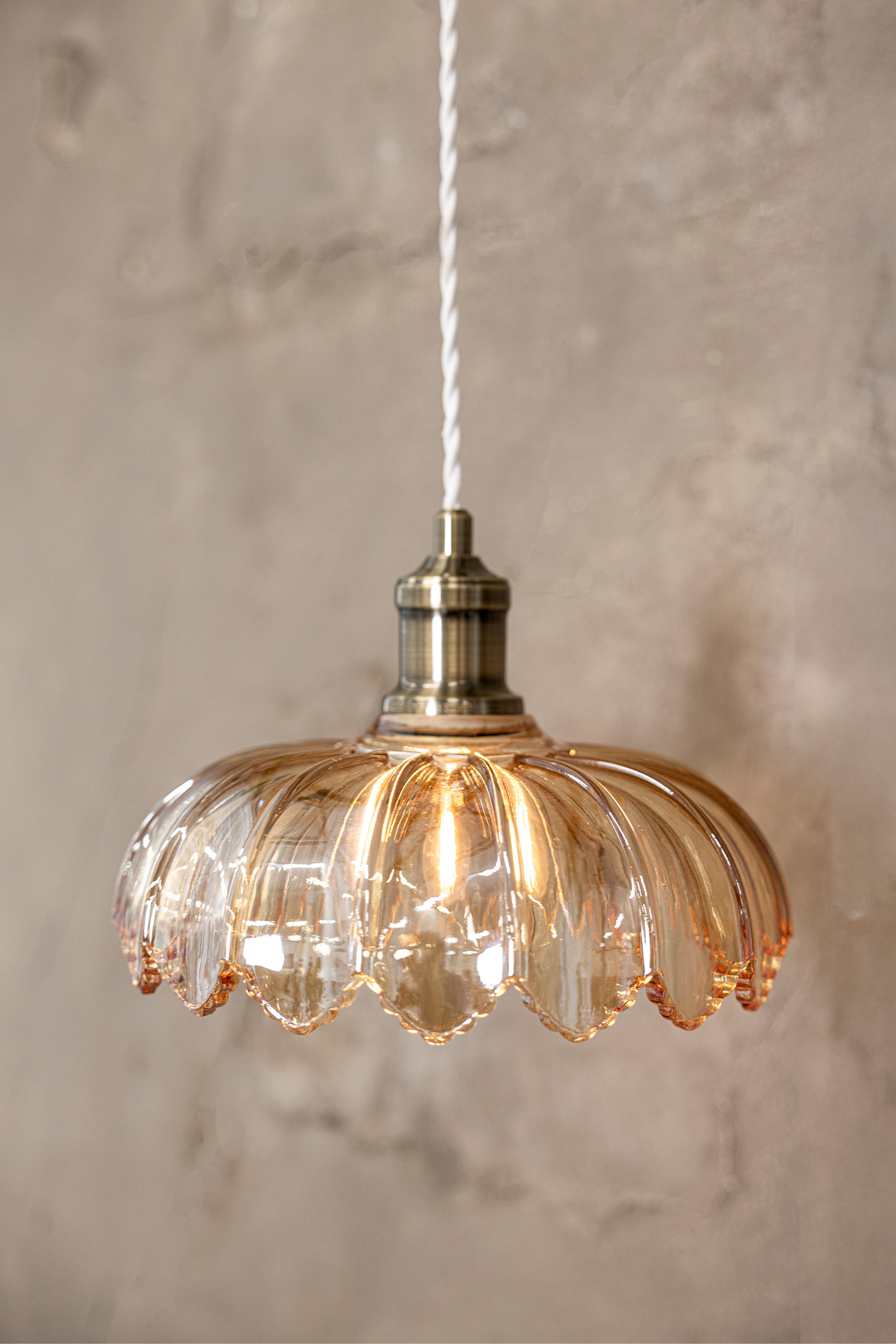 Kurage Plafonnier - Ambre