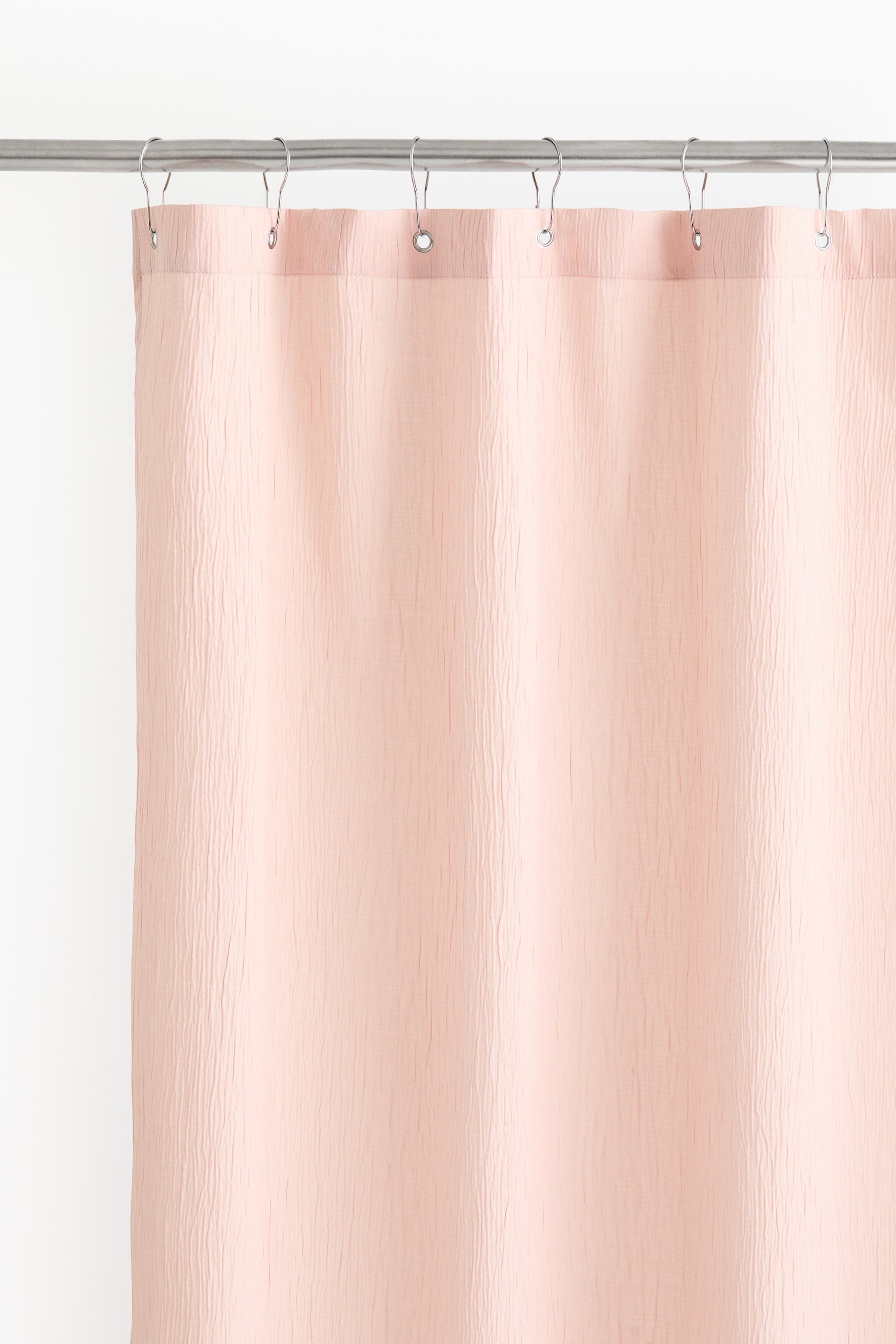 이미지 확대 보기: 모슬린 샤워 커튼 - 파우더 핑크 - Home All | H&M KR 1