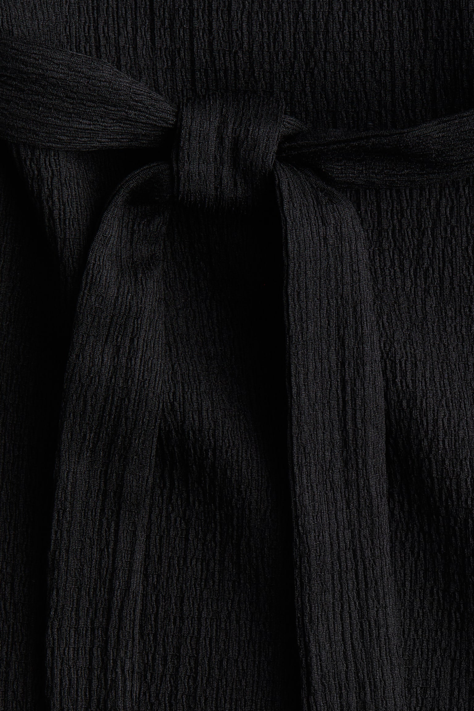 Женский комбинезон H&M Tie-Belt Jumpsuit, цвет: Чёрный — фото 2
