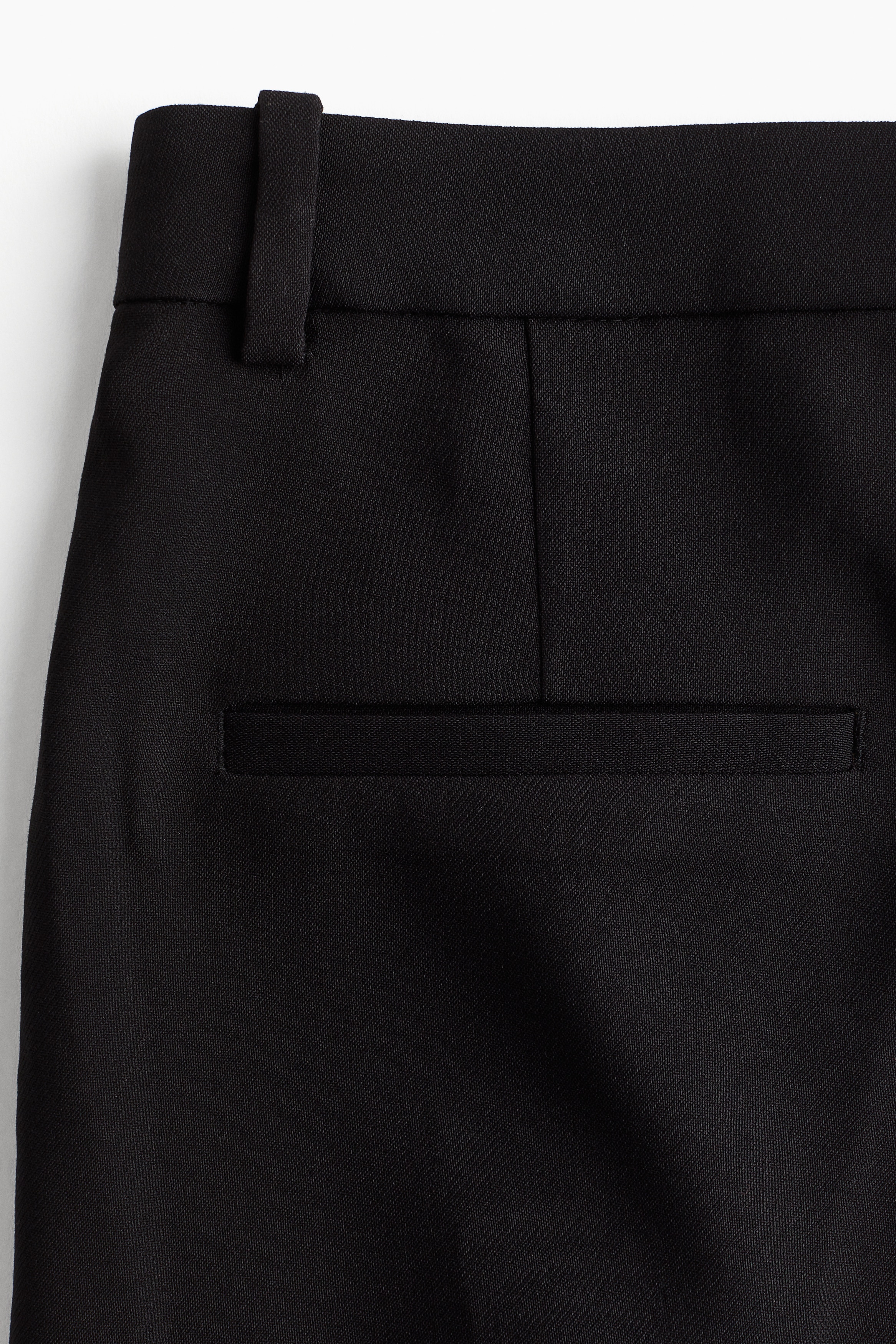 Ladies - Black Tapered Dress Pants - Size: 24 - H&M