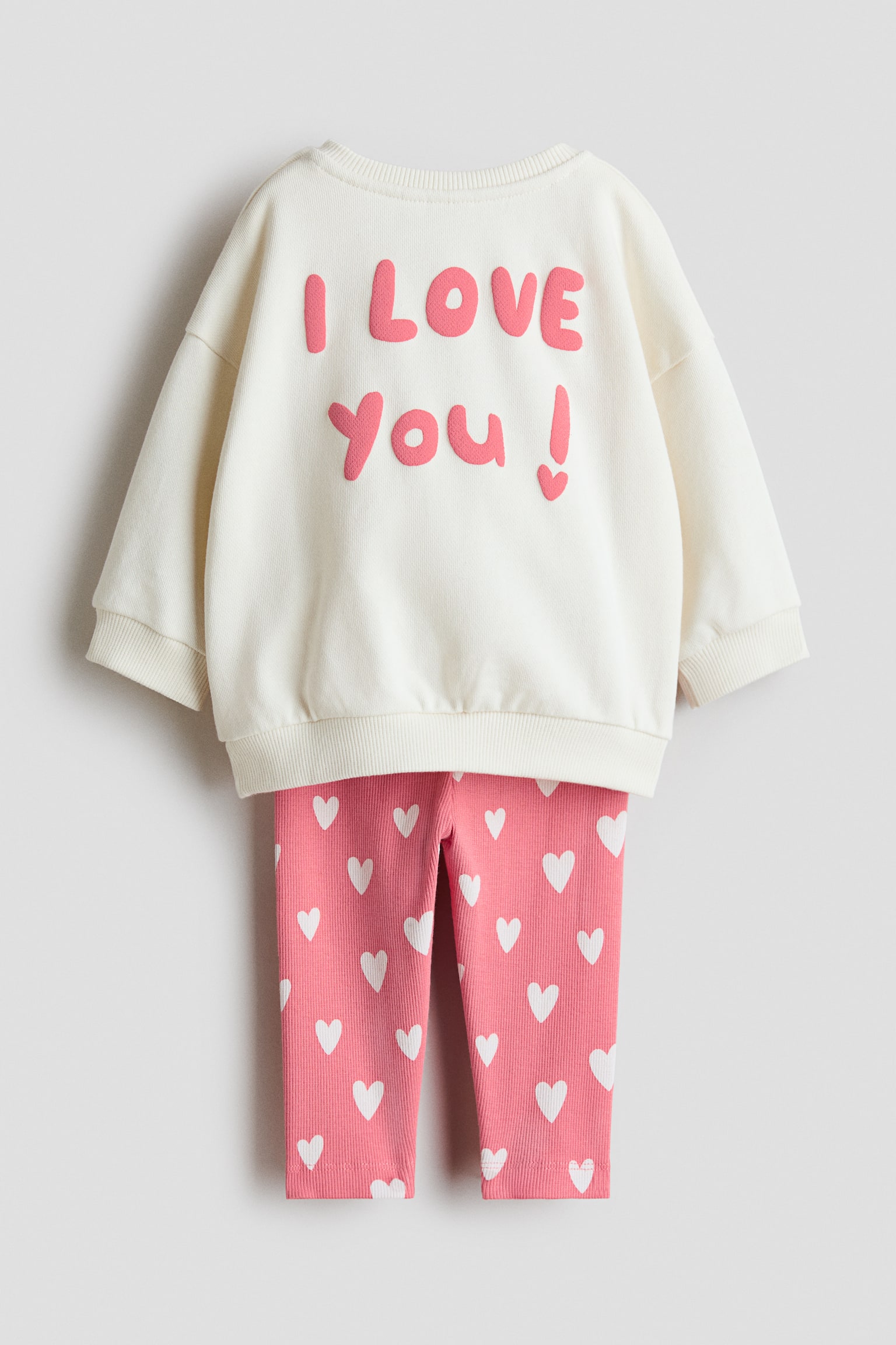 Conjunto de sweatshirt e leggings - Rosa/Minnie - 3