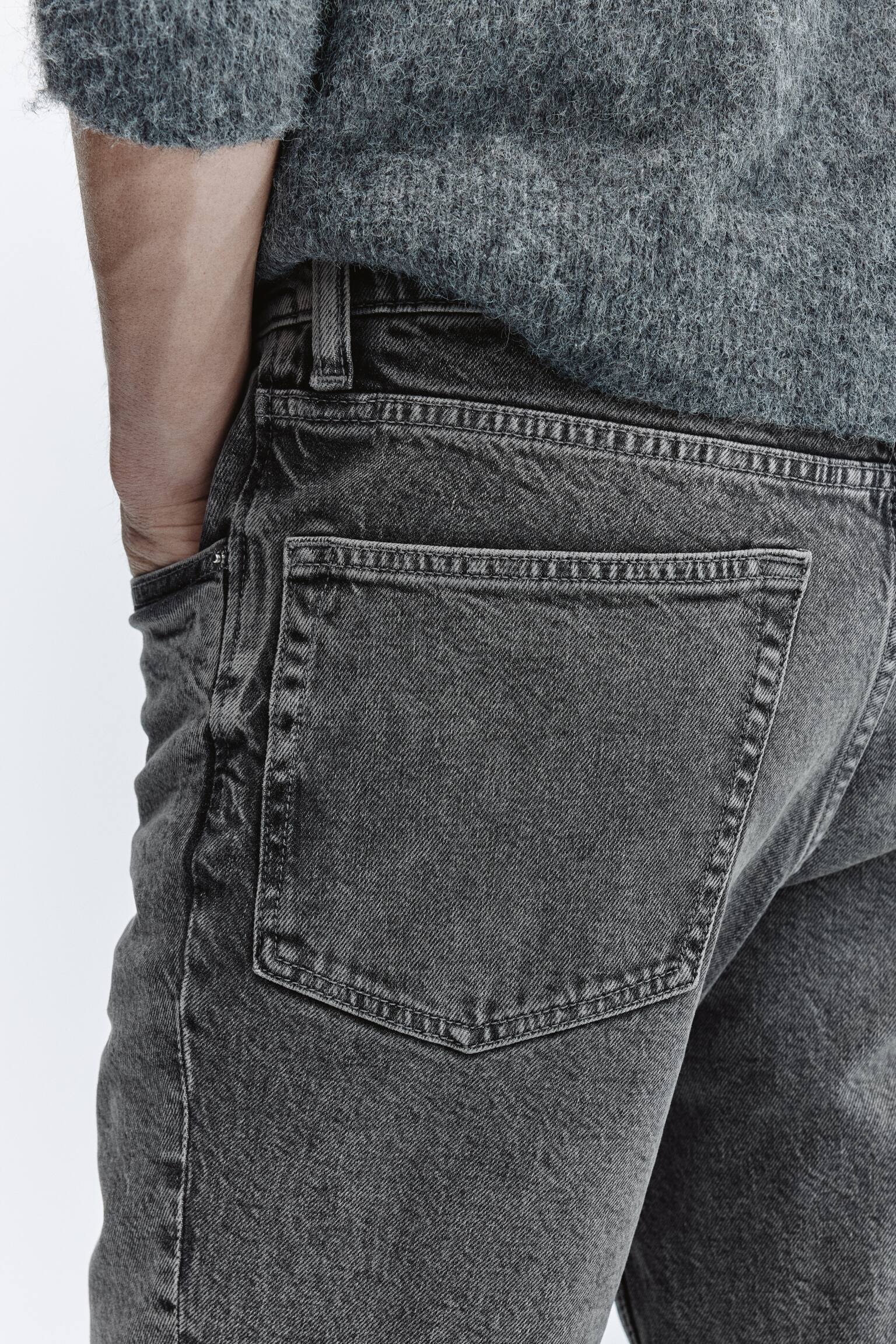 Slim jeans - אפור/שחור/כחול כהה/כחול ביניים - 4