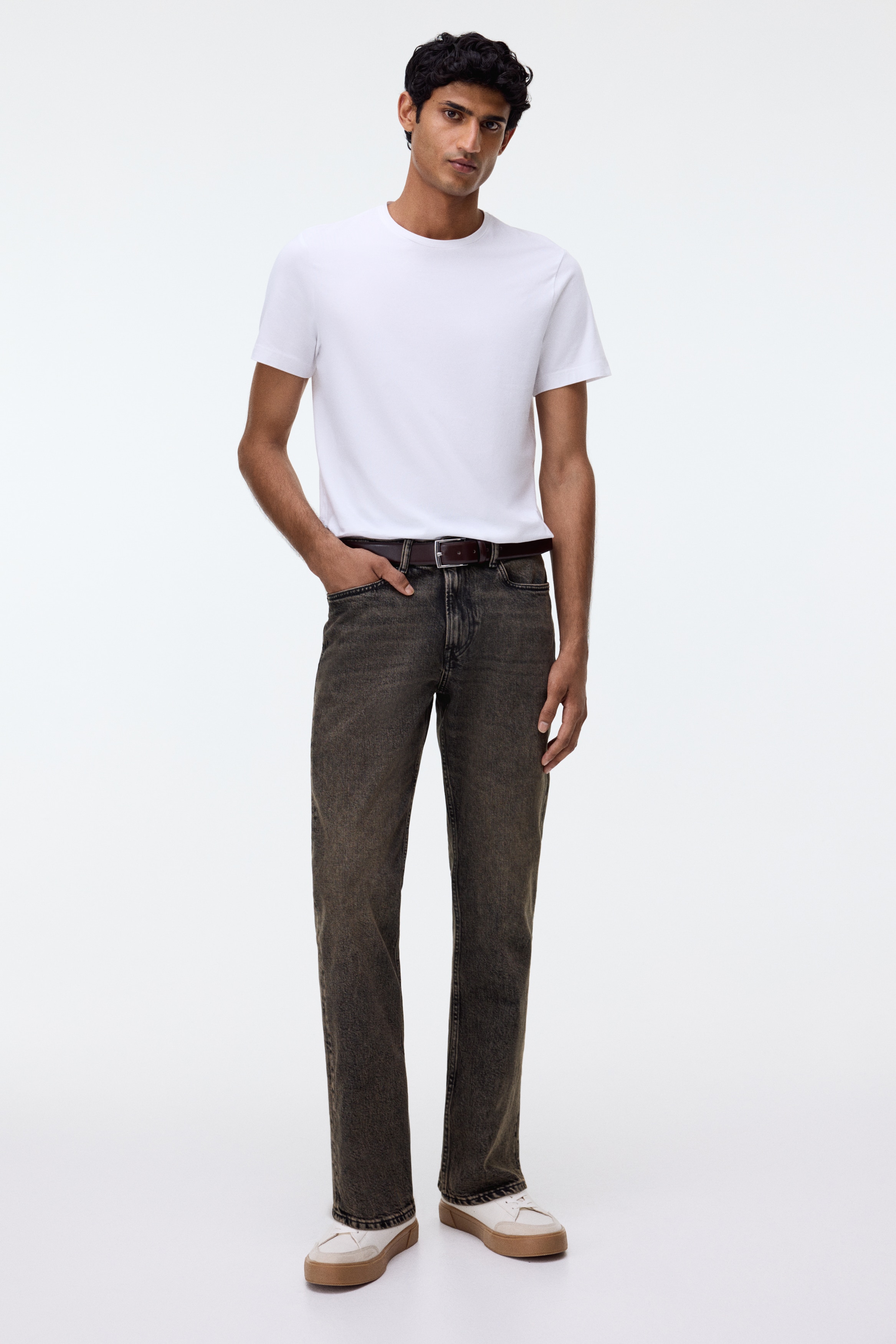 Straight Regular Jeans - Denimbrun/Svart/Grå/Denimblå/Denimblå/Denimblå/Ljus denimblå/Marinblå
